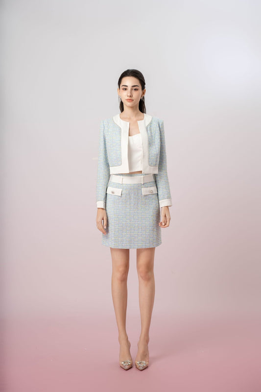 Gavrylla Blue Tweed Jacket - Nimisski