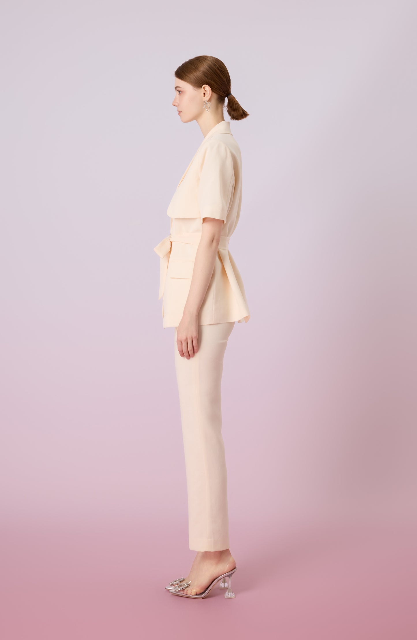 Gavrila Cream Straight Pants