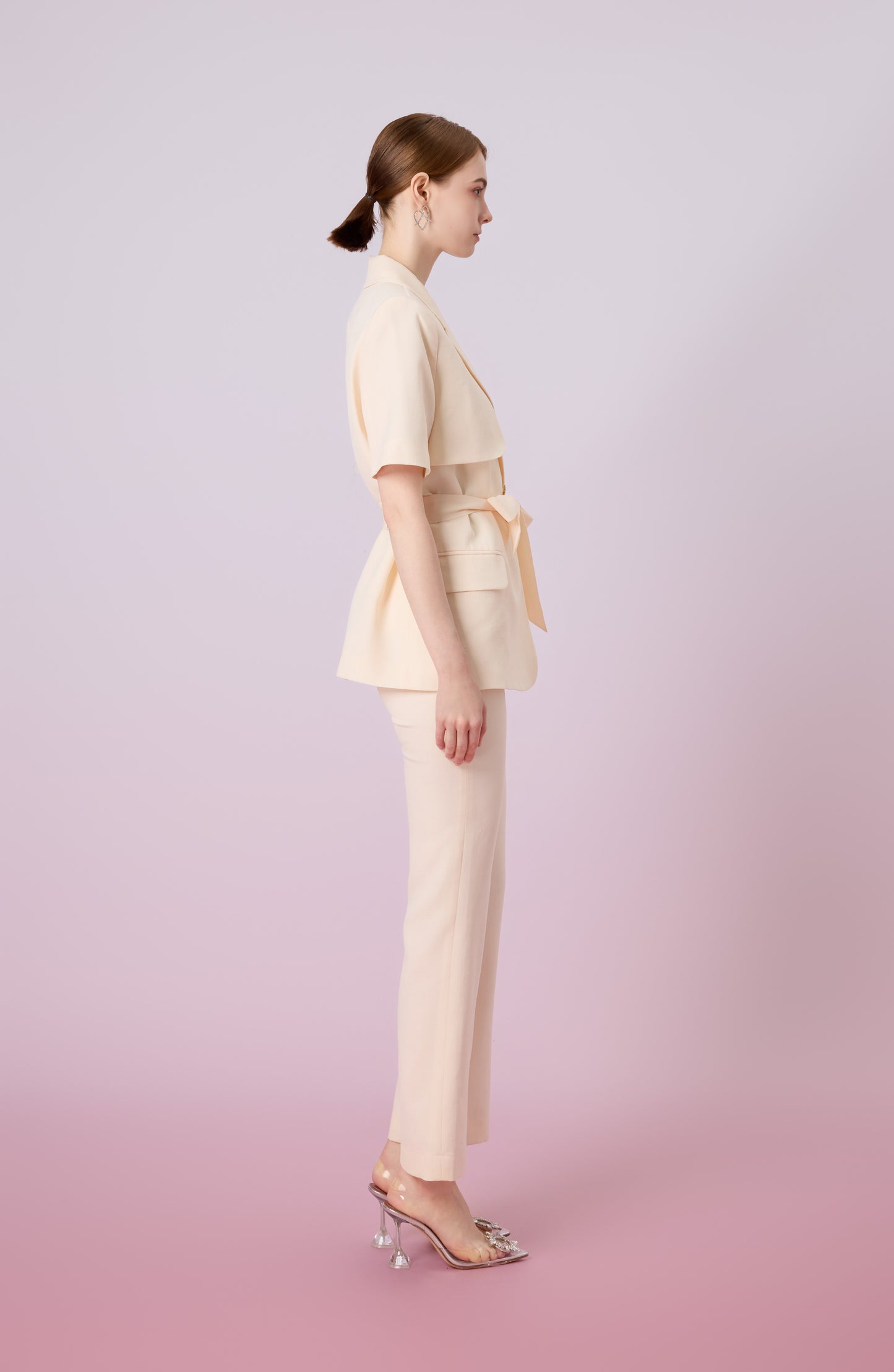 Gavrila Cream Straight Pants