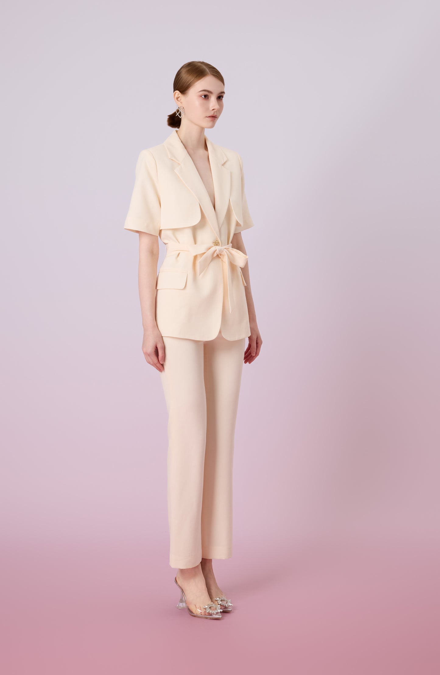 Gavrila Cream Oversize Blazer
