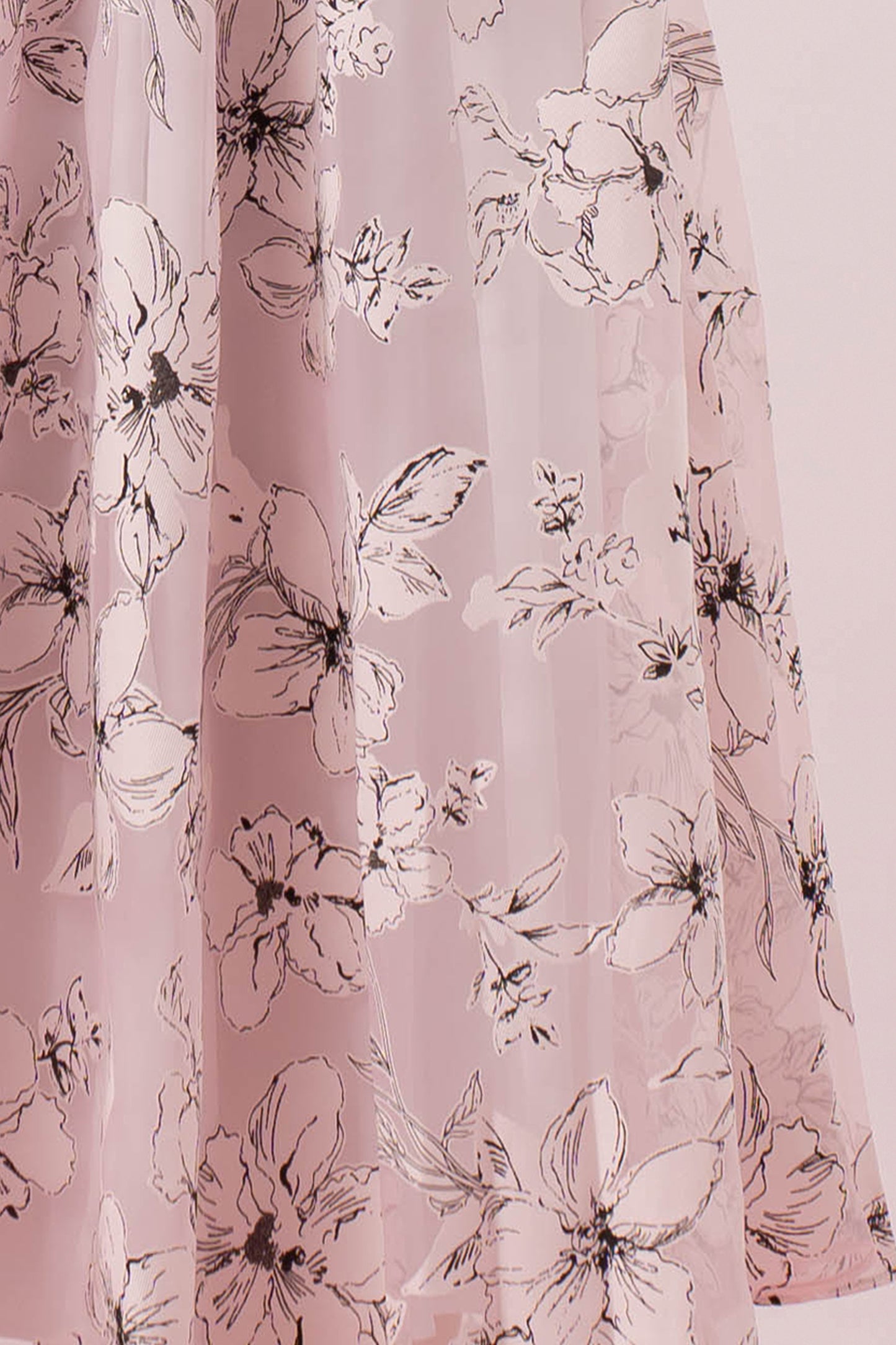 Grazia Pink Print A-Line Skirt