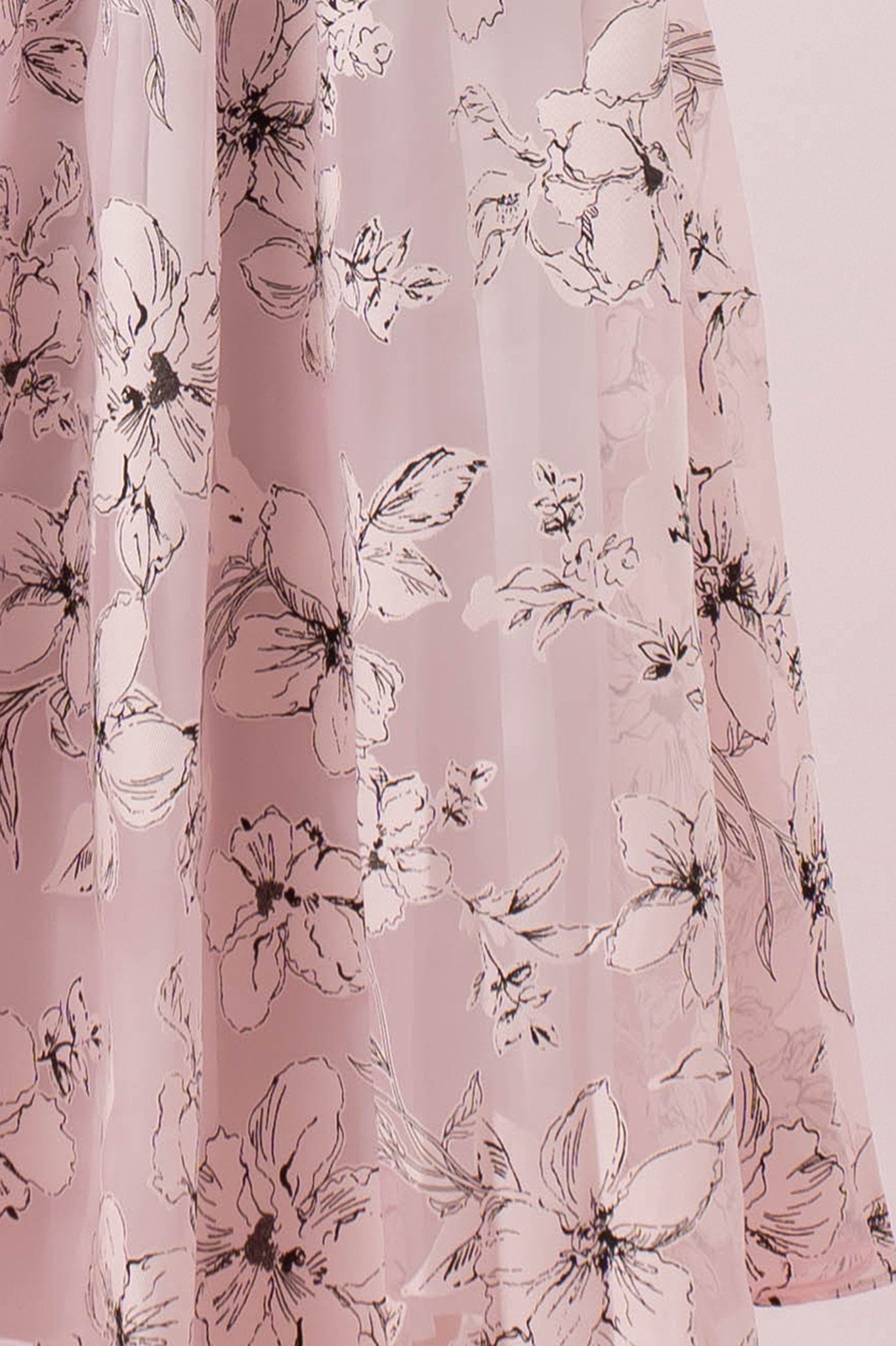 Grazia Pink Print A - Line Skirt - Nimisski