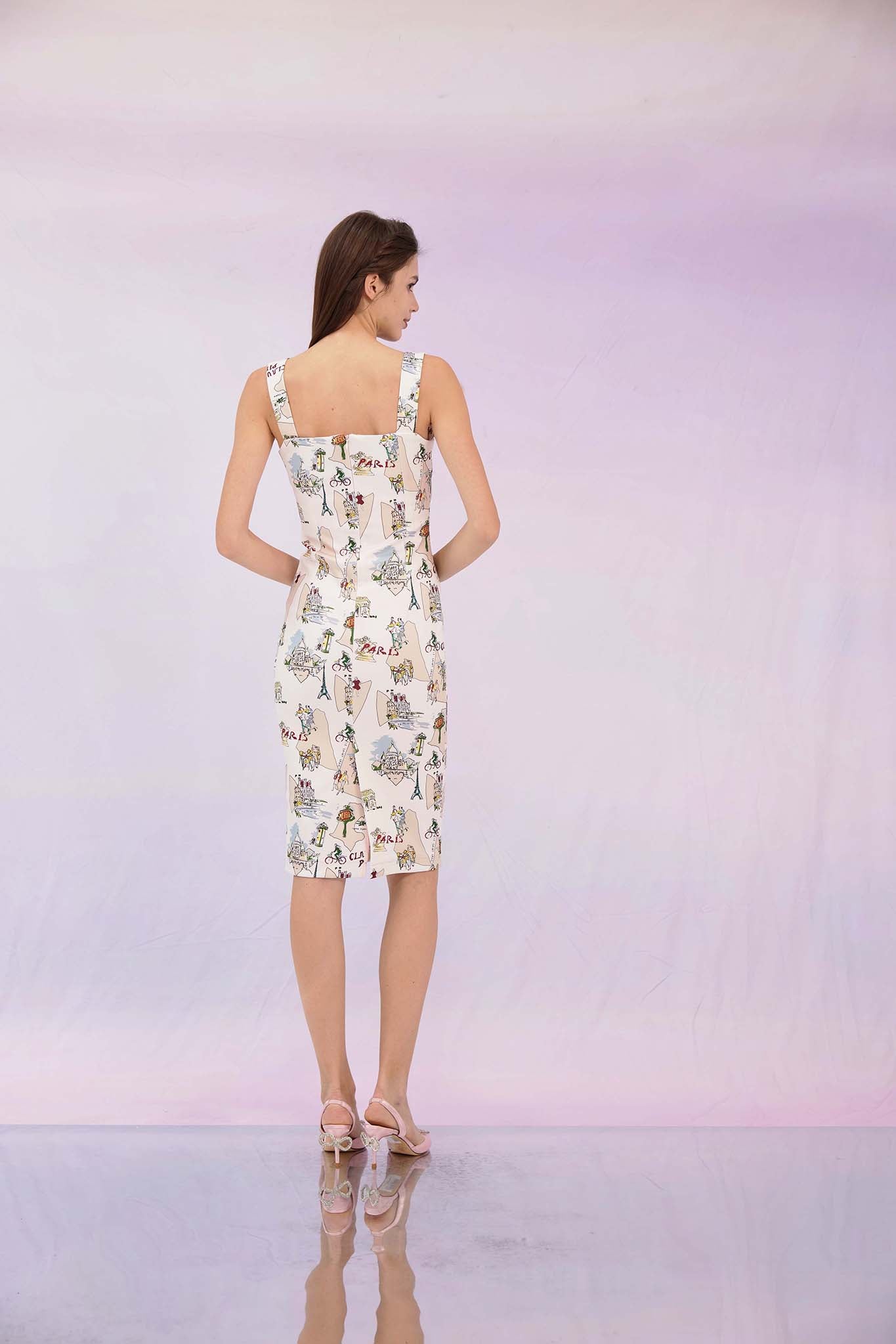Gelila Pink Mid Dress