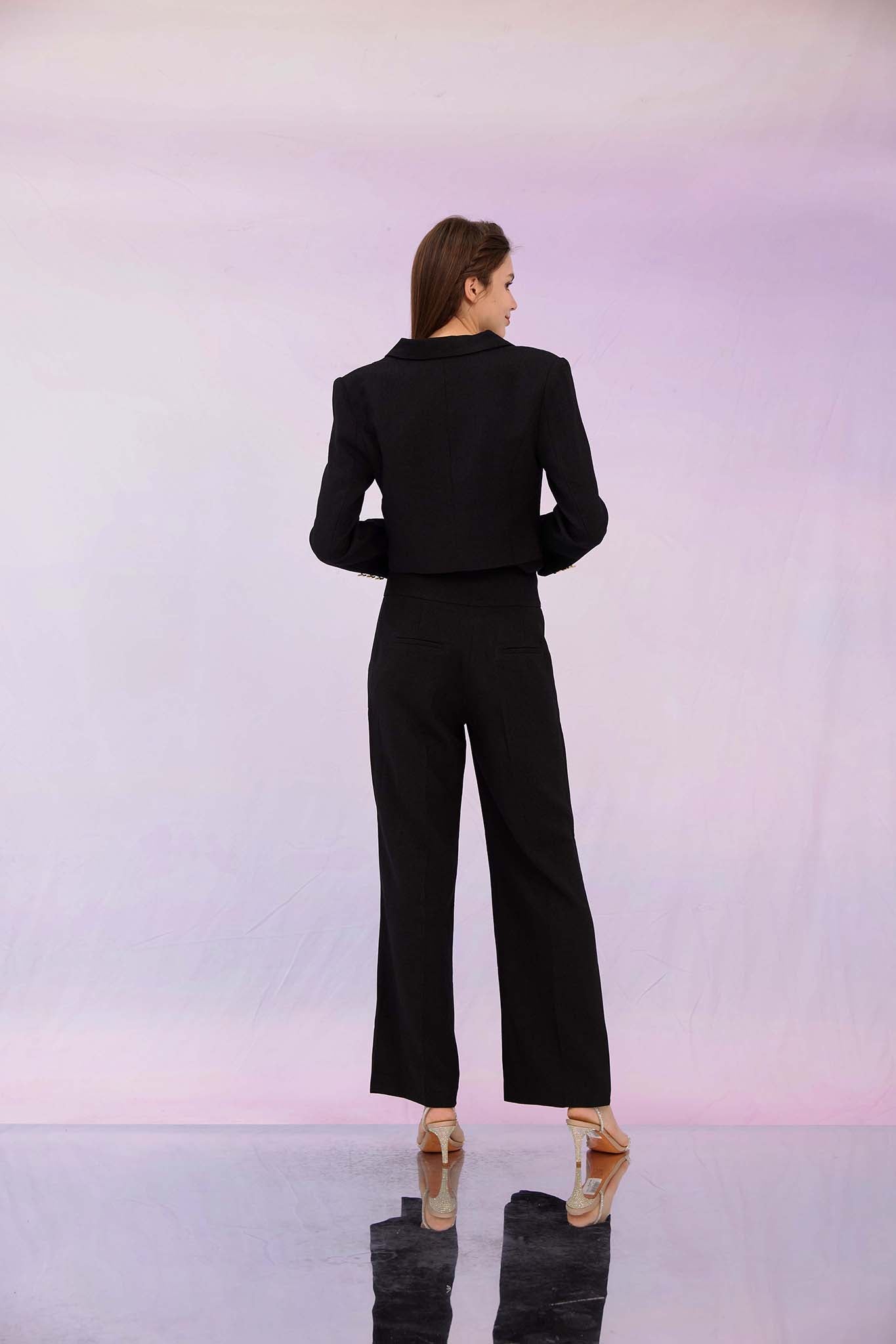 Gillie Black Flare Pants