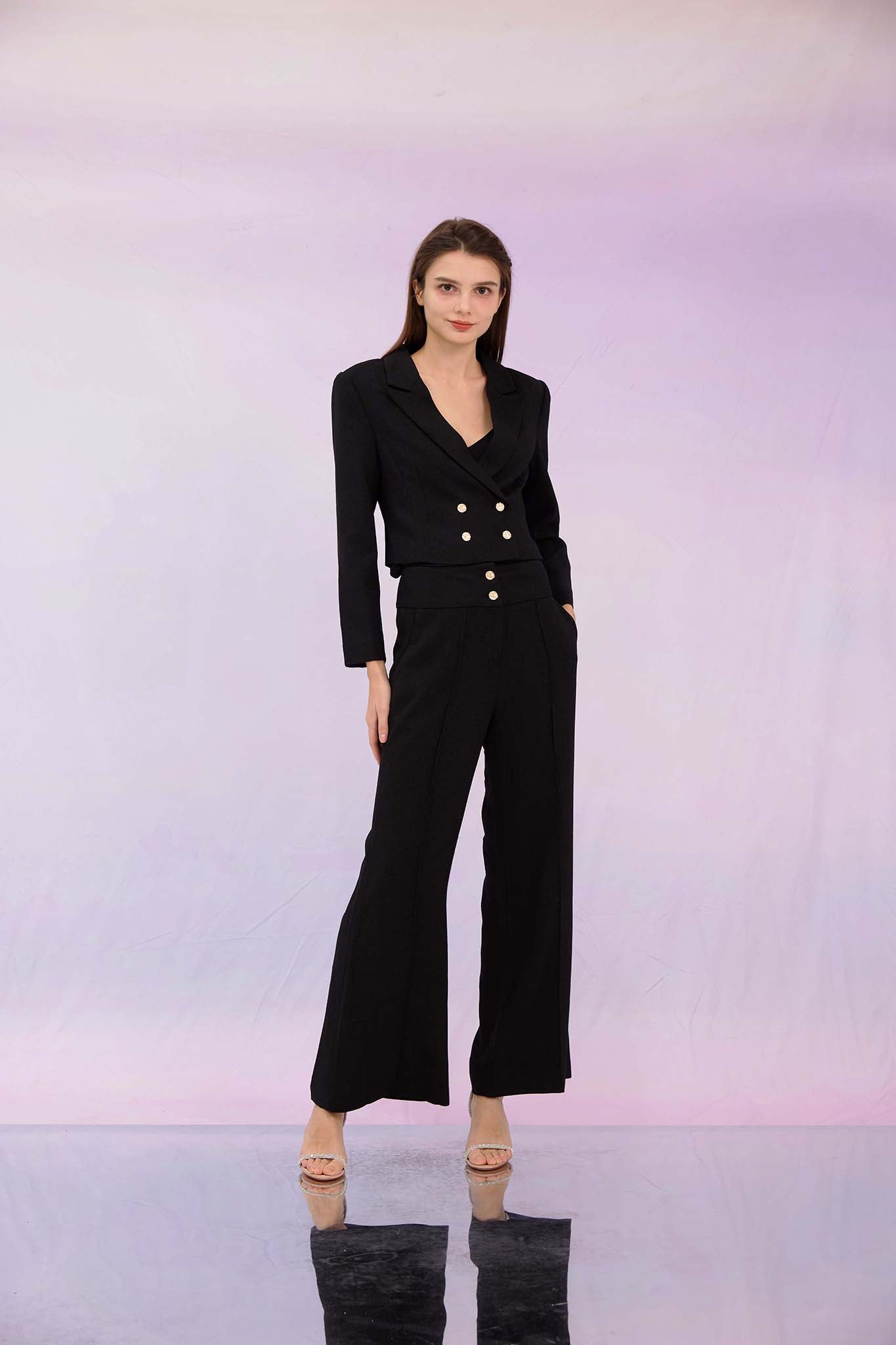Gillie Black Flare Pants
