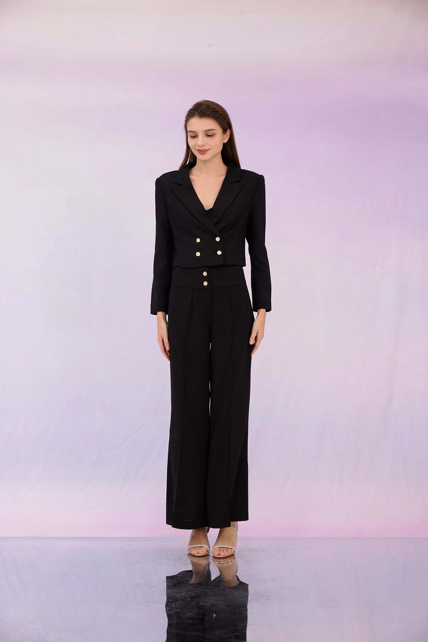 Gillie Black Flare Pants