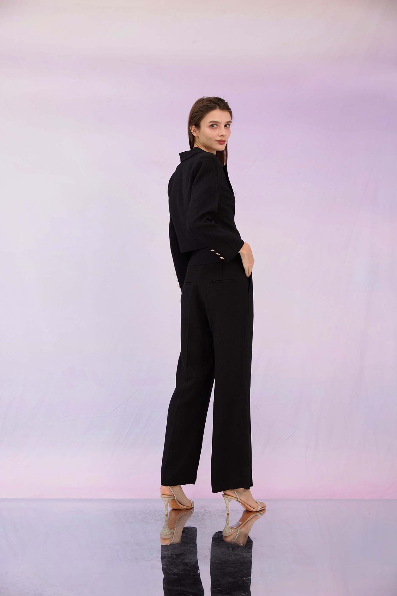 Gillie Black Flare Pants