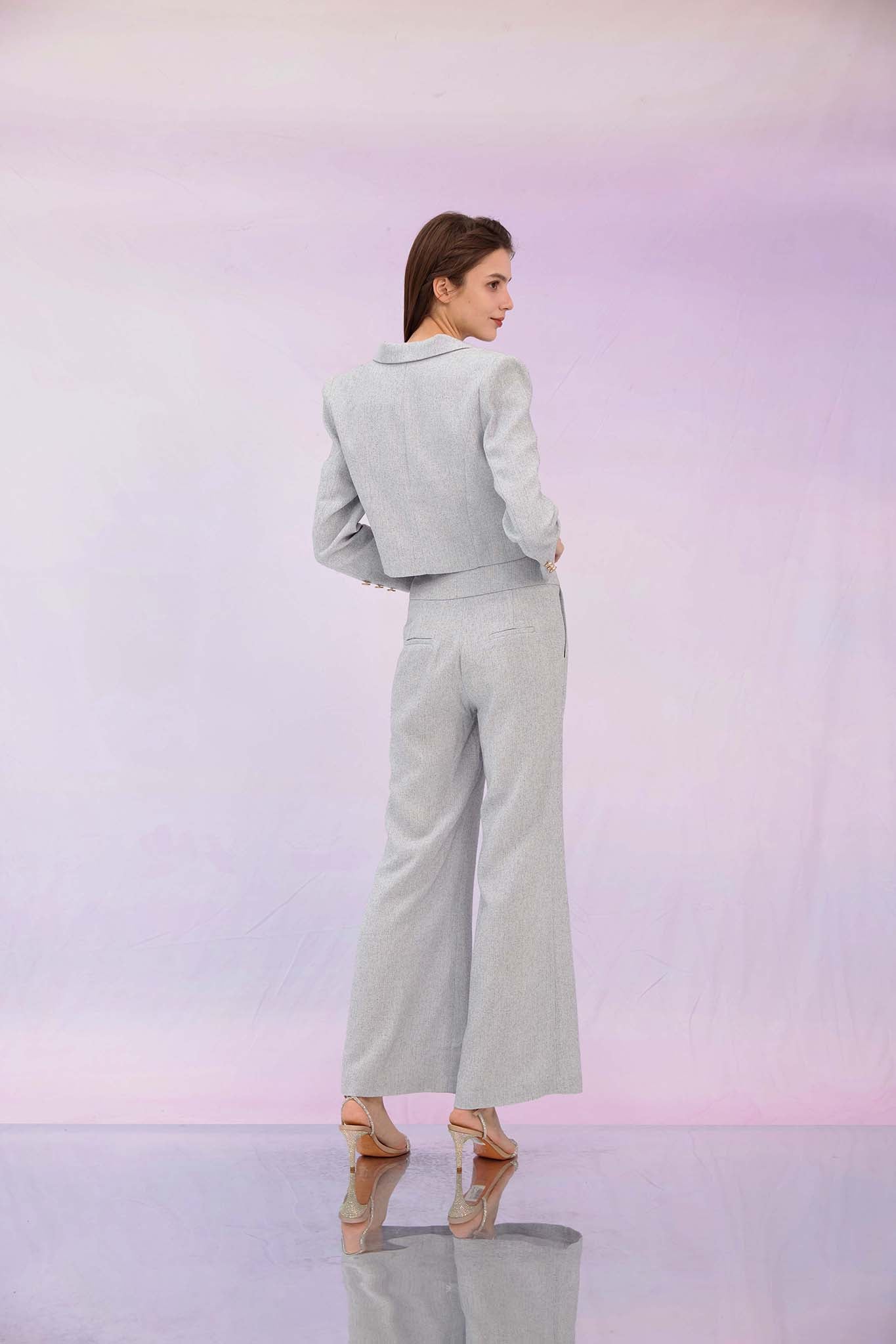 Gillie Grey Flare Pants