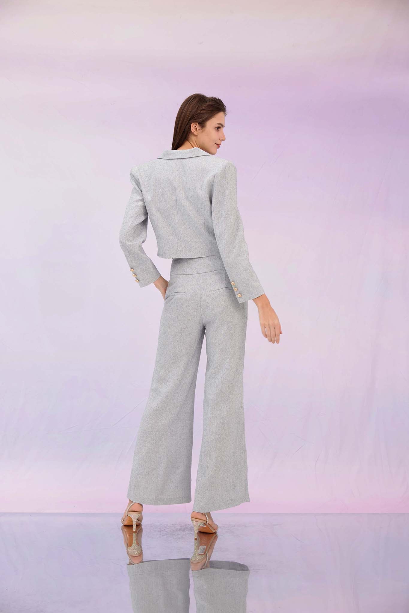 Gillie Grey Flare Pants