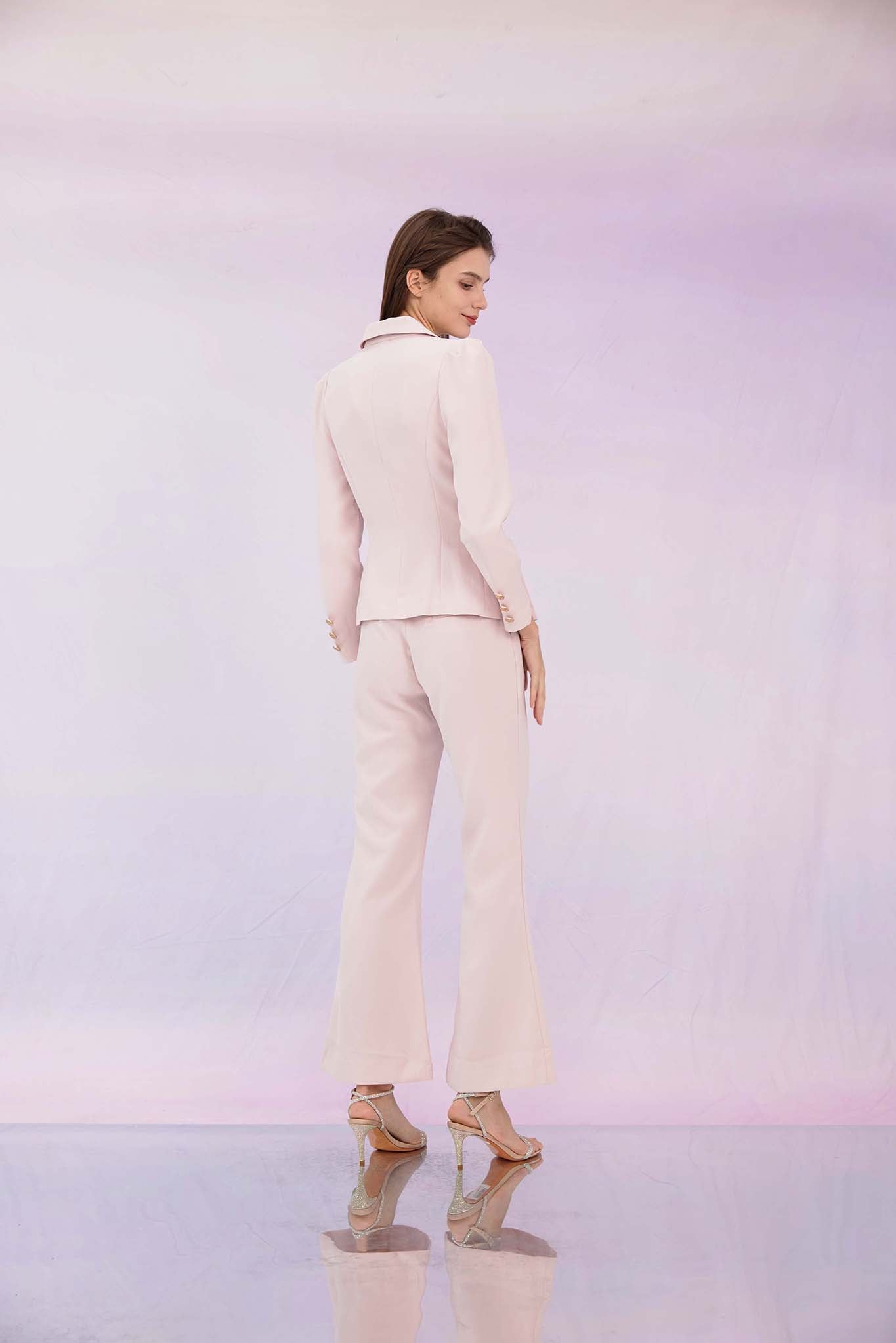 Gladiz Pink Flare Pants