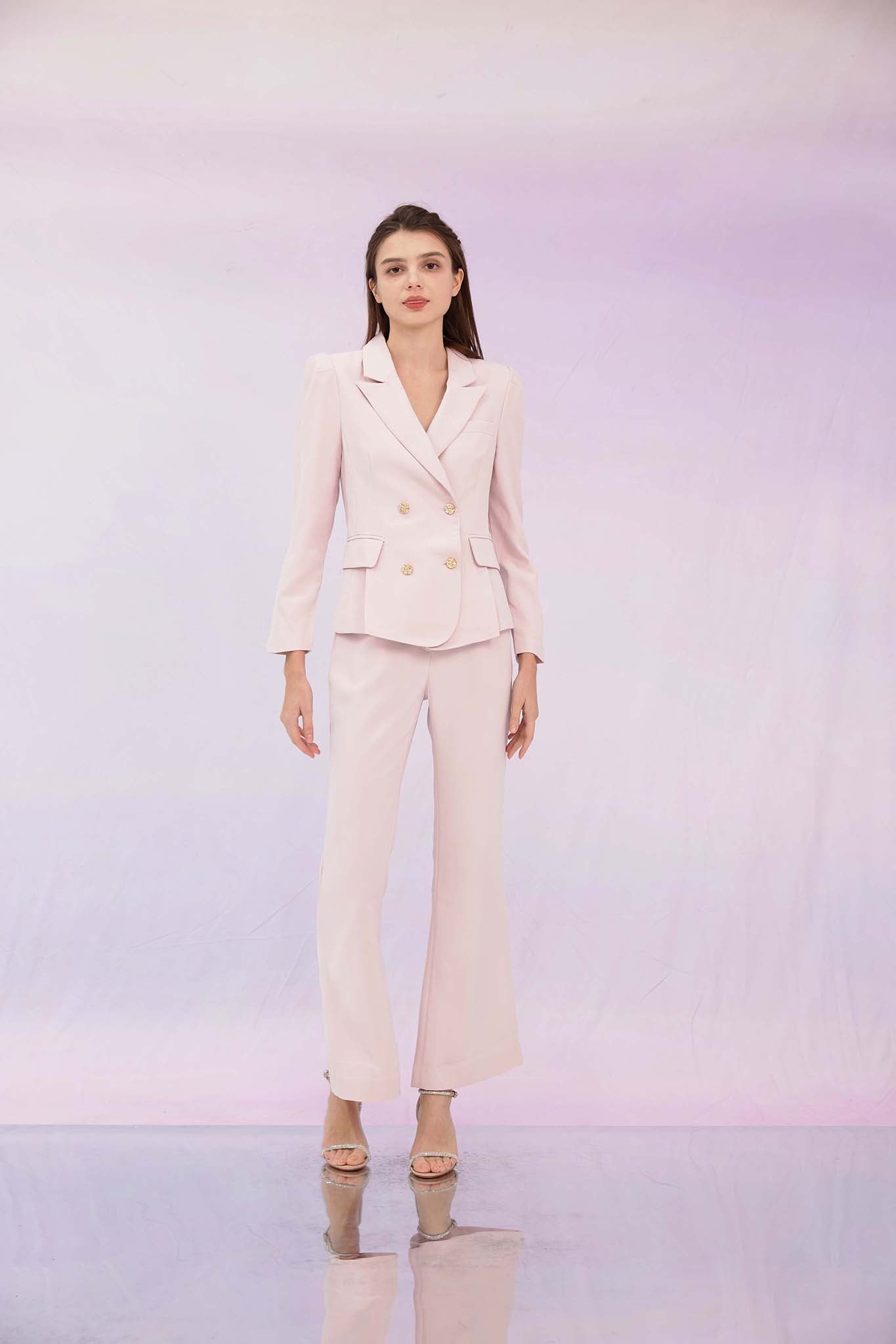 Gladiz Pink Flare Pants