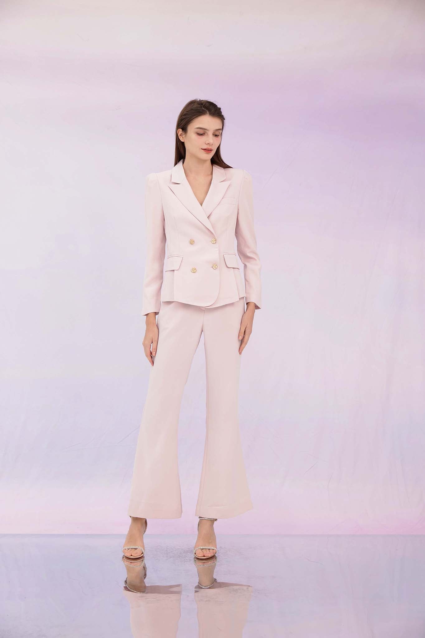Gladiz Pink Flare Pants