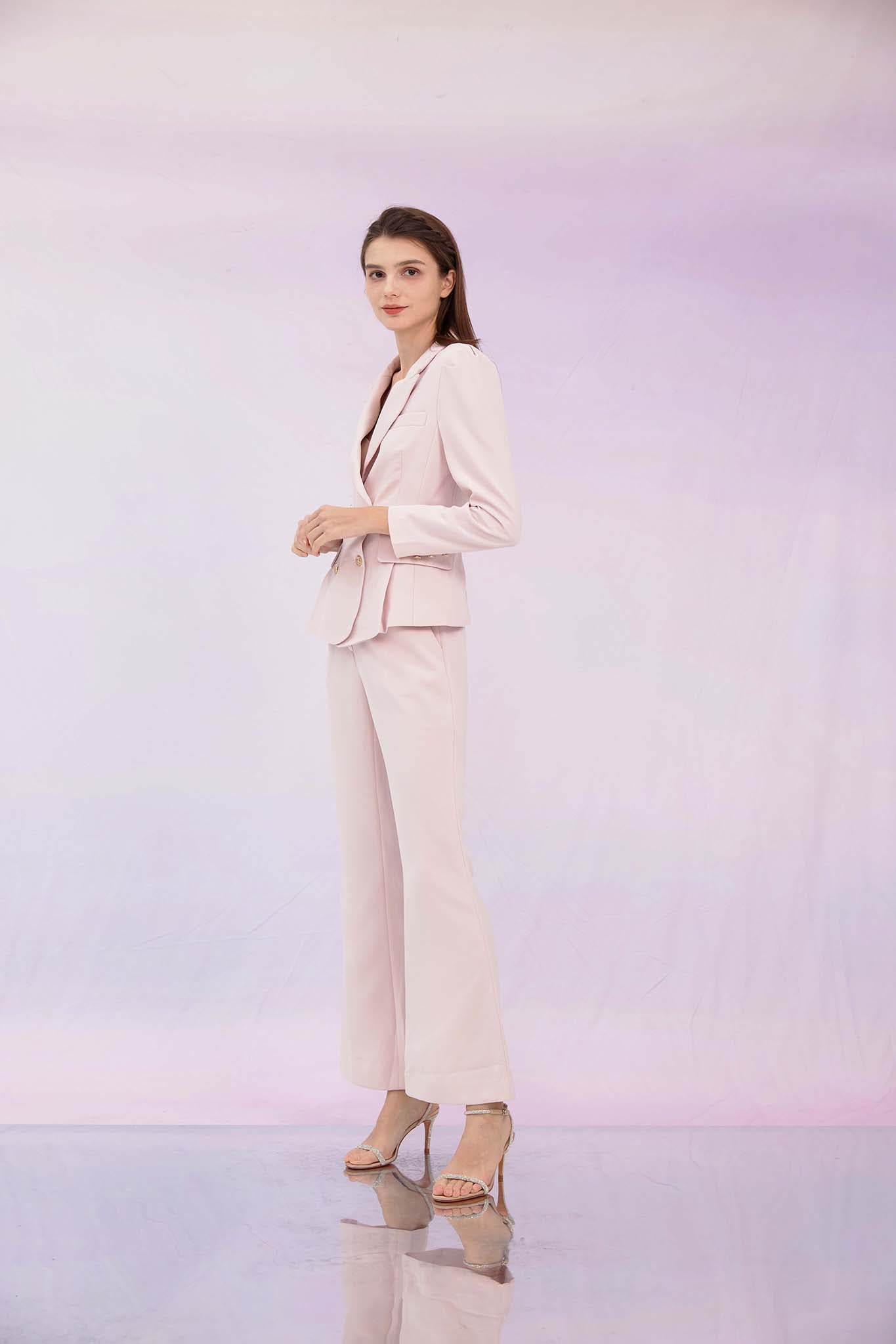 Gladiz Pink Flare Pants