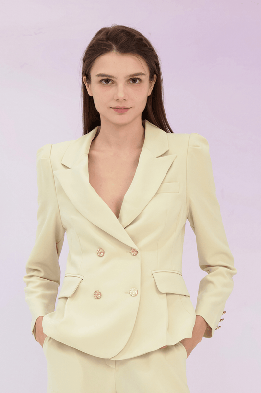 Gladiz Pale Green Jacket - Nimisski