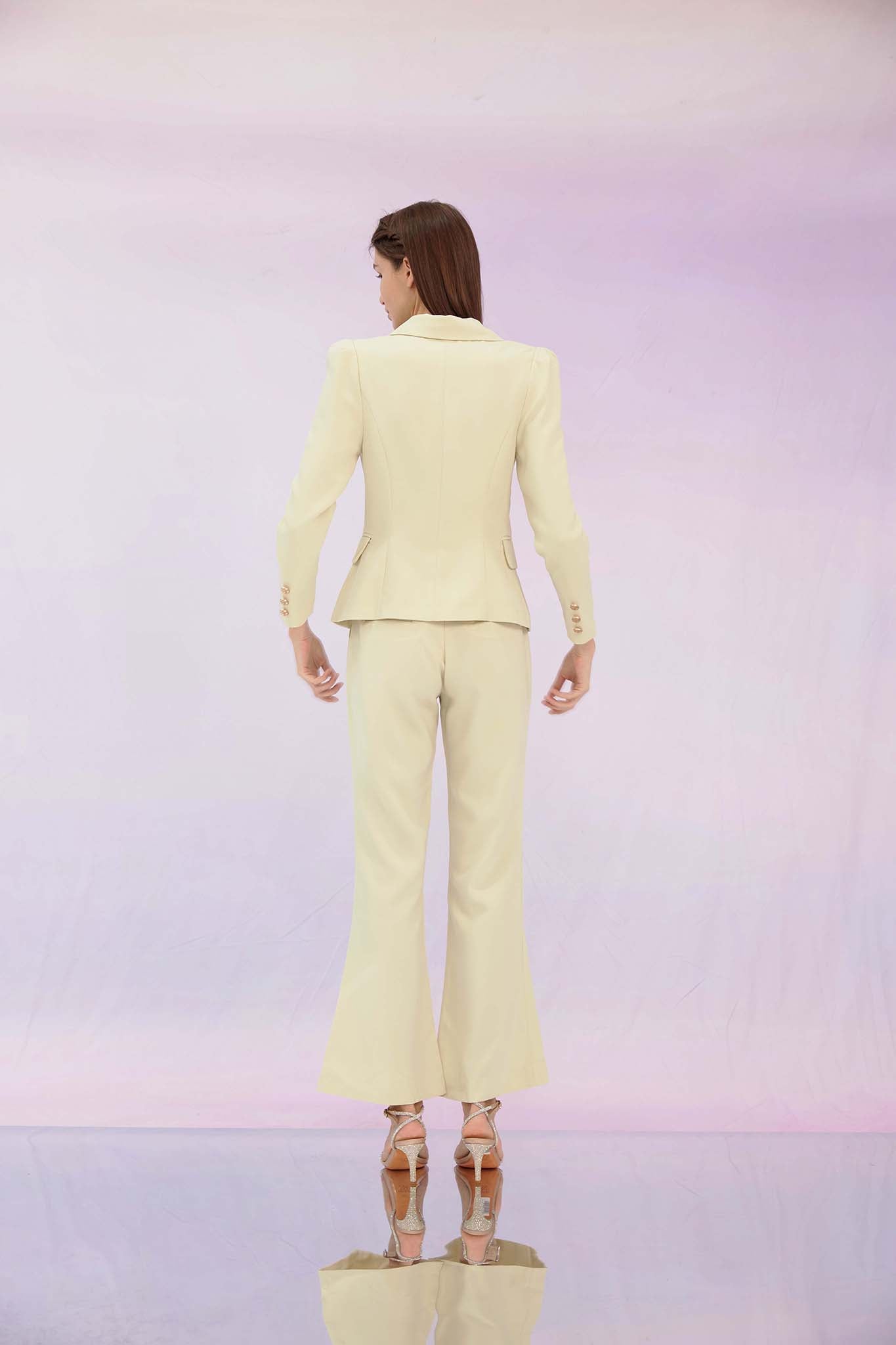 Gladiz Green Flare Pants