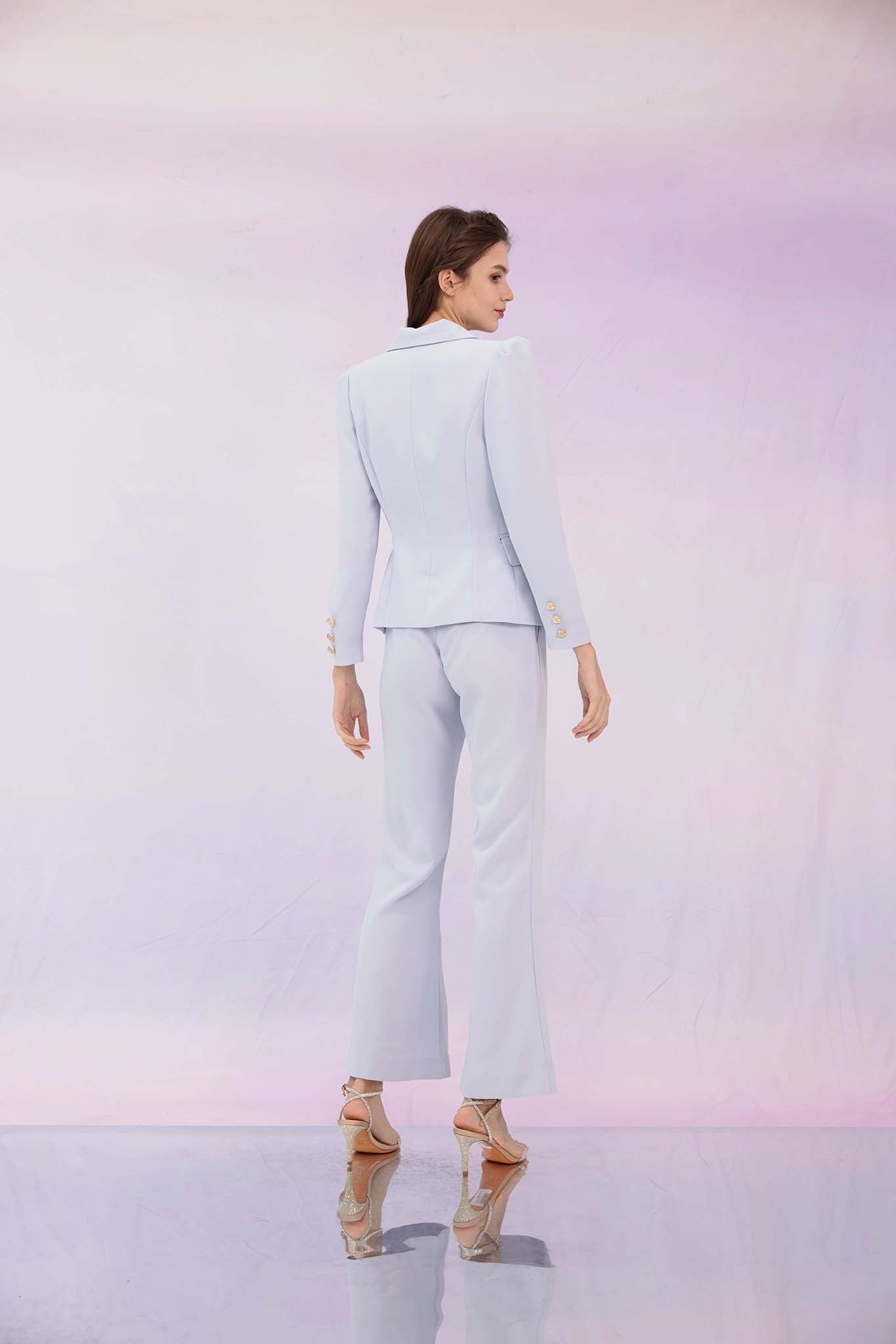 Gladiz Lavender Flare Pants