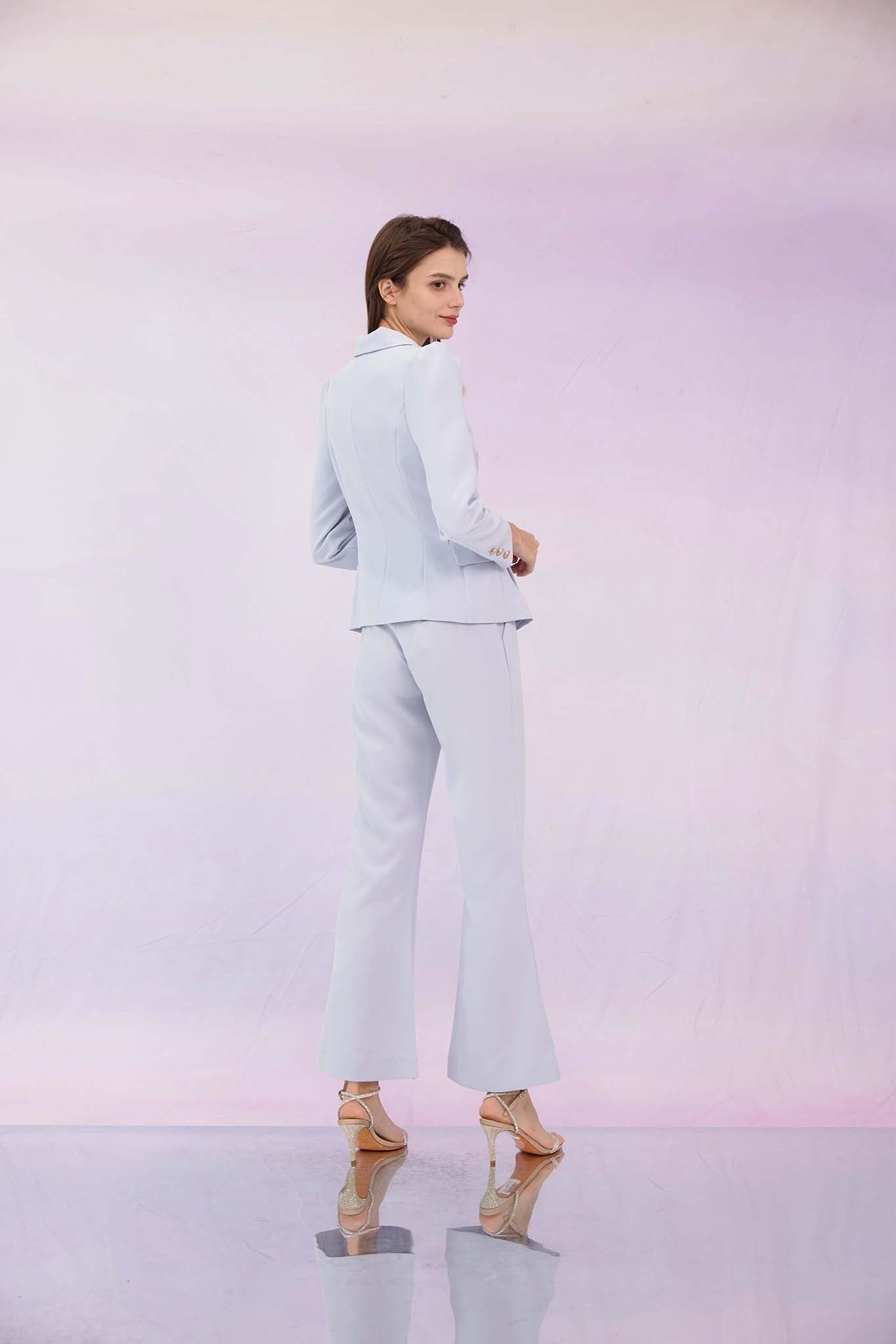 Gladiz Lavender Flare Pants
