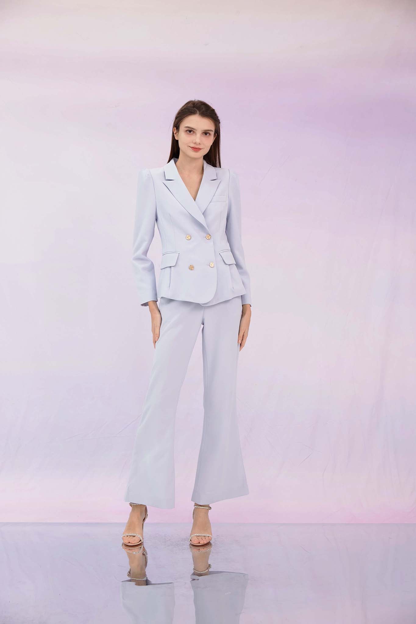 Gladiz Lavender Flare Pants