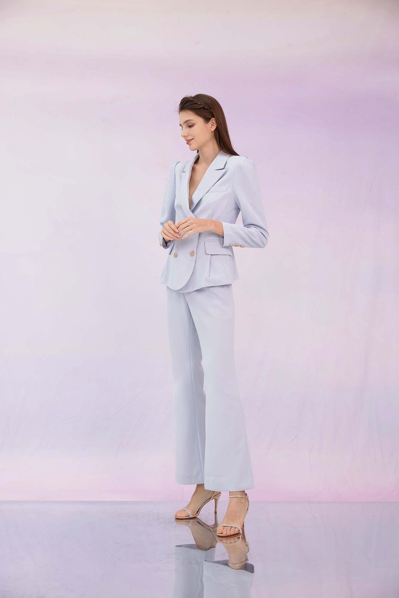 Gladiz Lavender Flare Pants