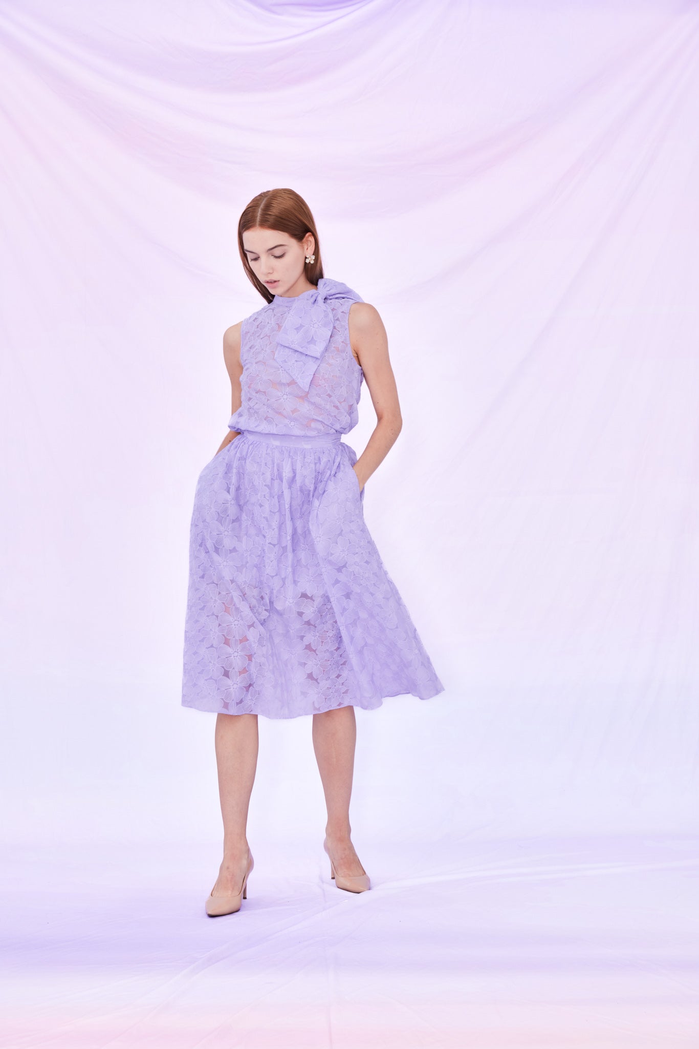 Fiona Purple Floral Top