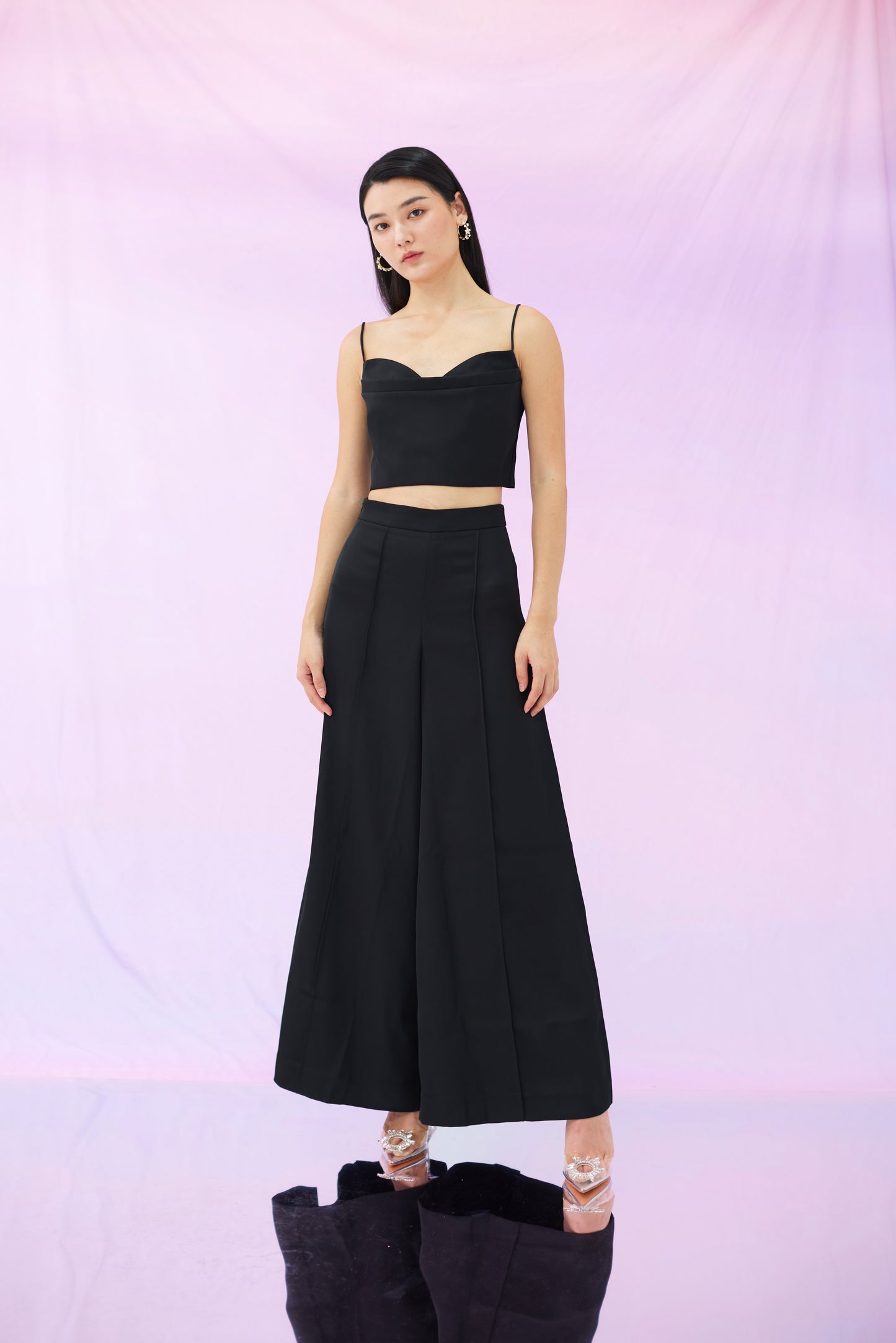 Felise Black Long Pants