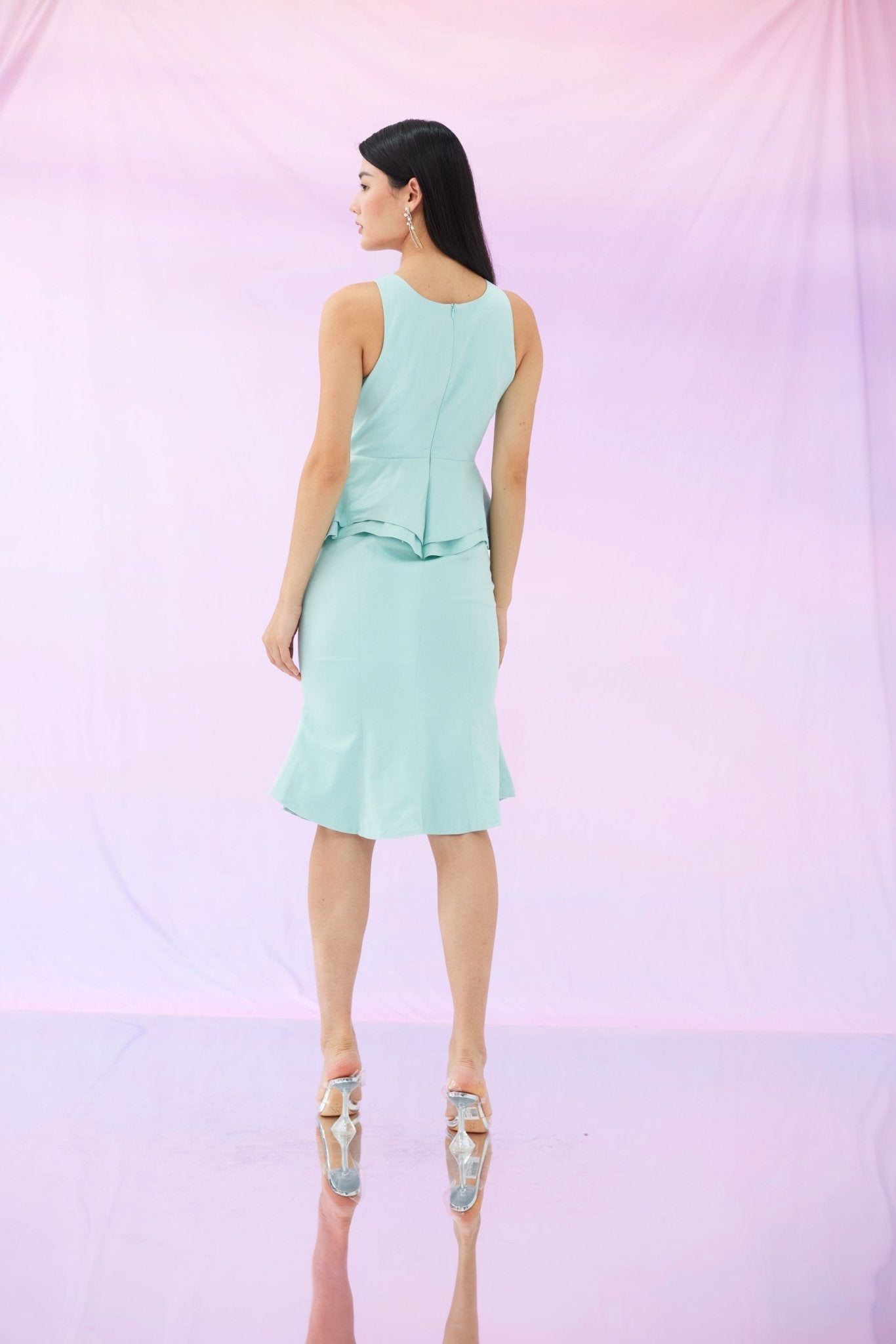 Gemini Turquoise Blue Dress - Nimisski
