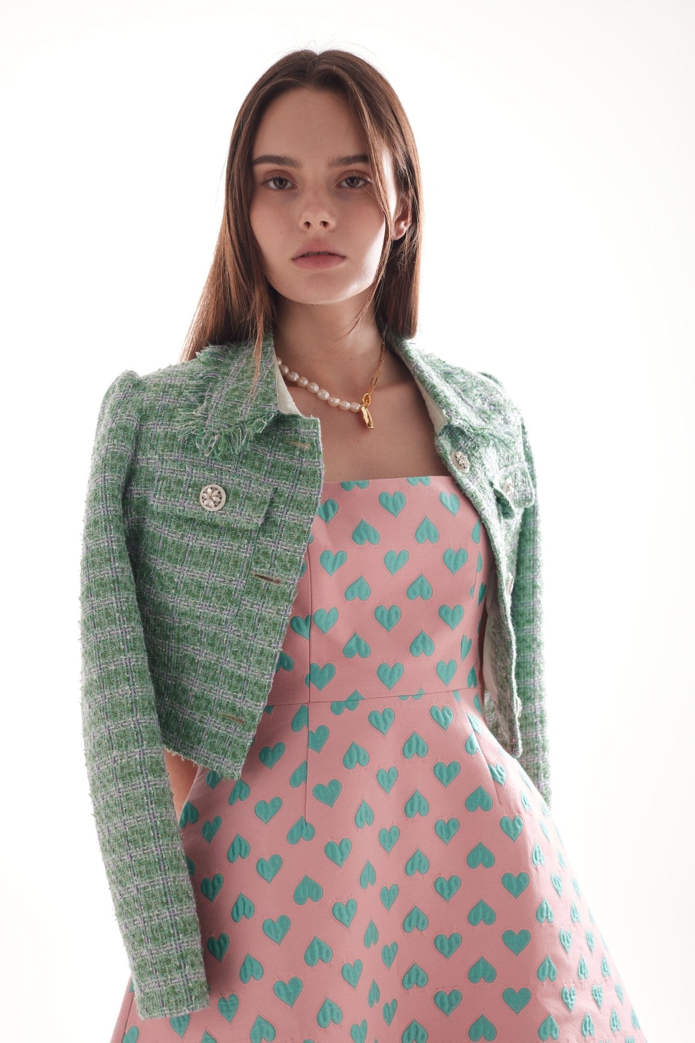 Glenn Green Love Pink Dress - Nimisski