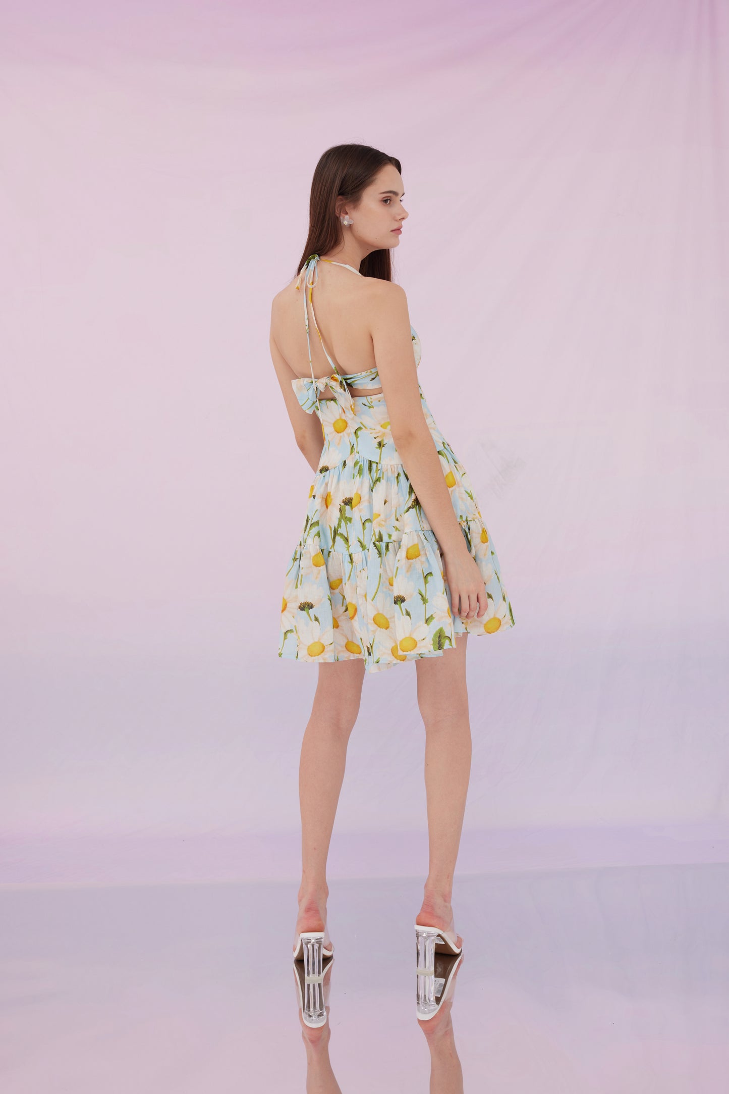 Glory Blue Daisy Dress