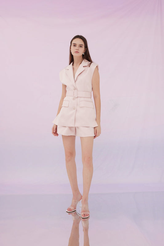 Francey Light Pink Shorts - Nimisski