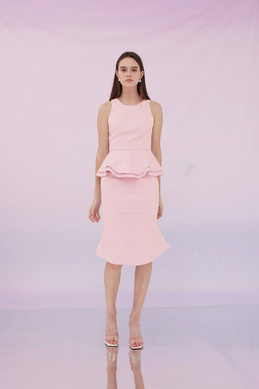 Frederika Pink Denim Top - Nimisski