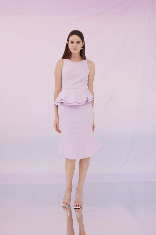 Frederika Purple Denim Skirt - Nimisski