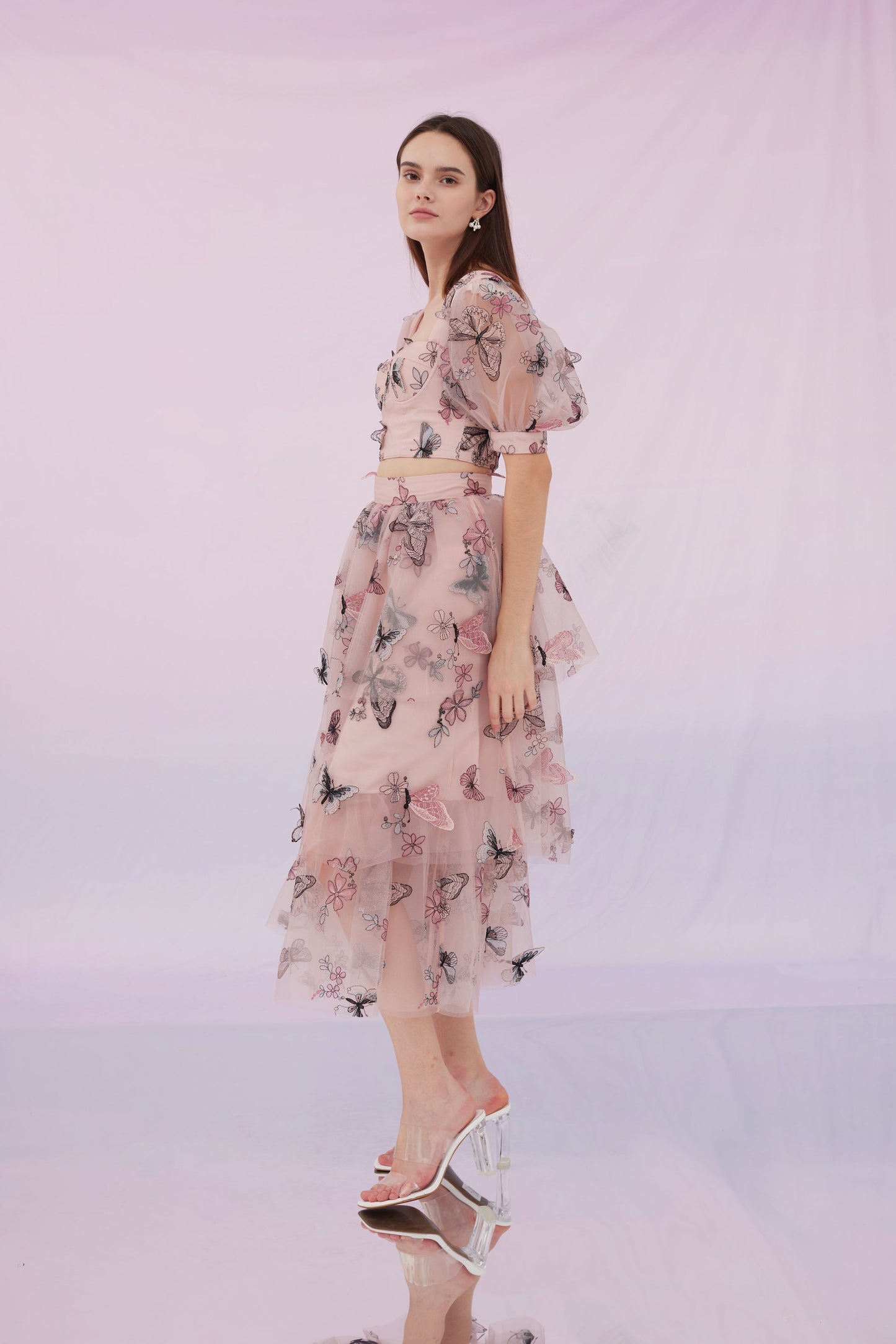 Finnley Pink Butterfly Skirt