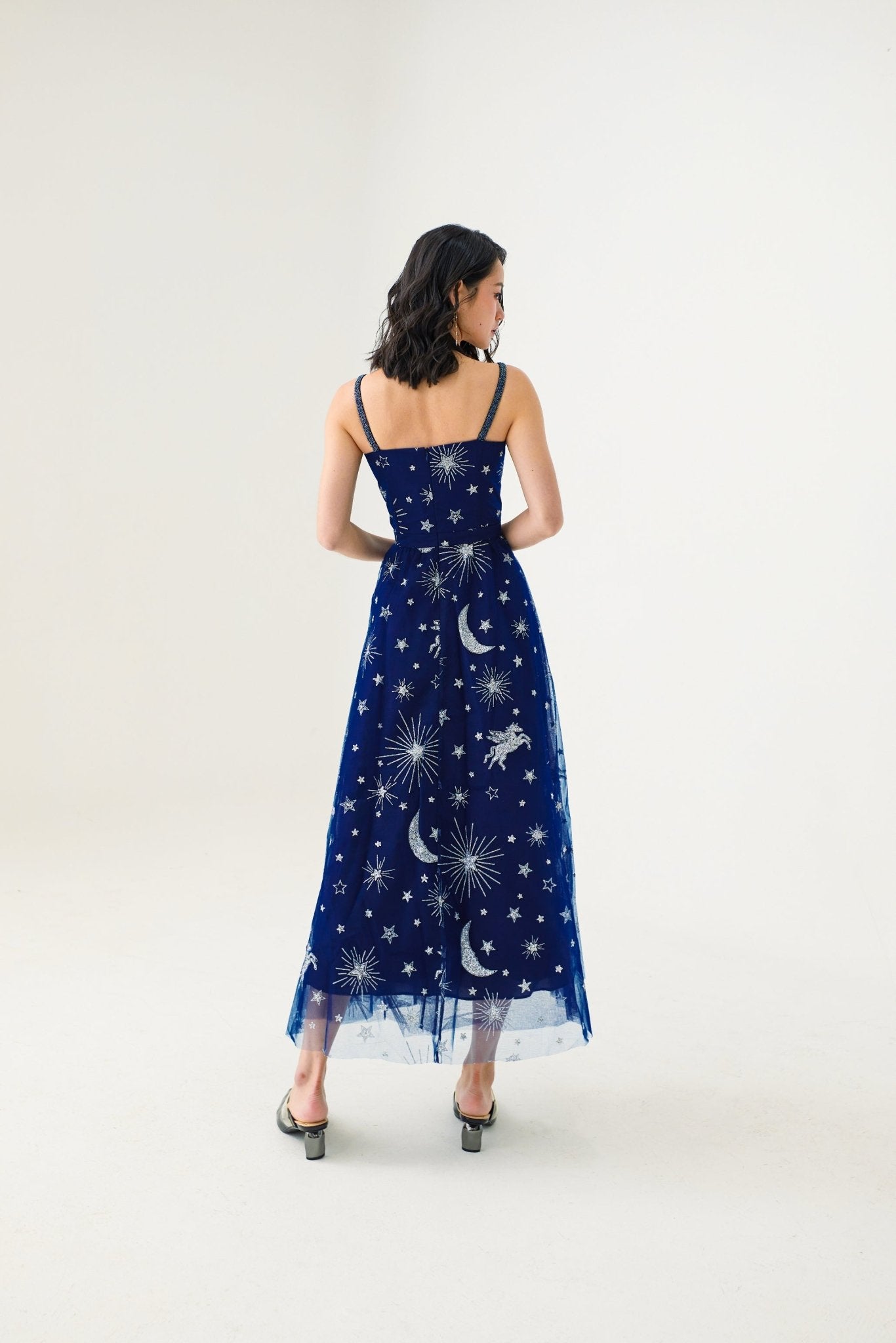 Evelina Glitter Evening Gown - Nimisski