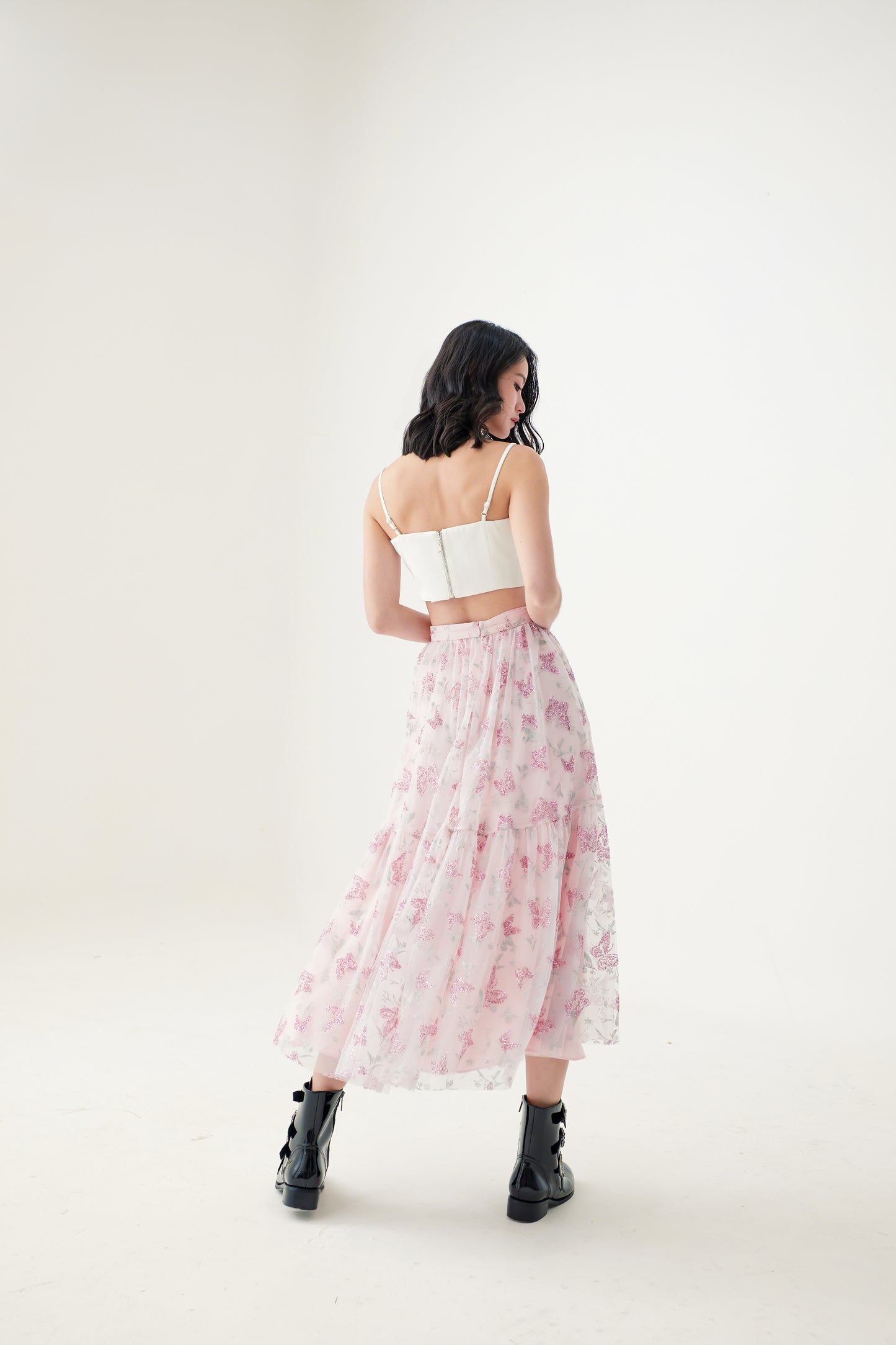 Elyana White Bustier Top