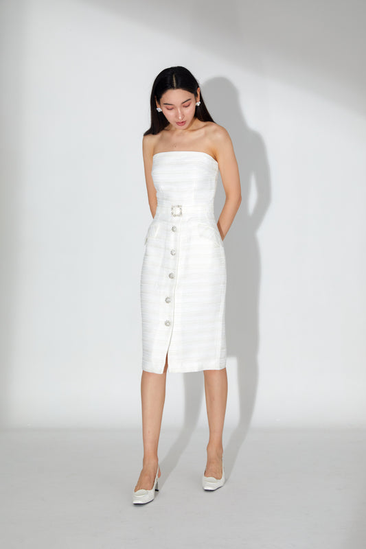 Gigi Tweed Slip Dress