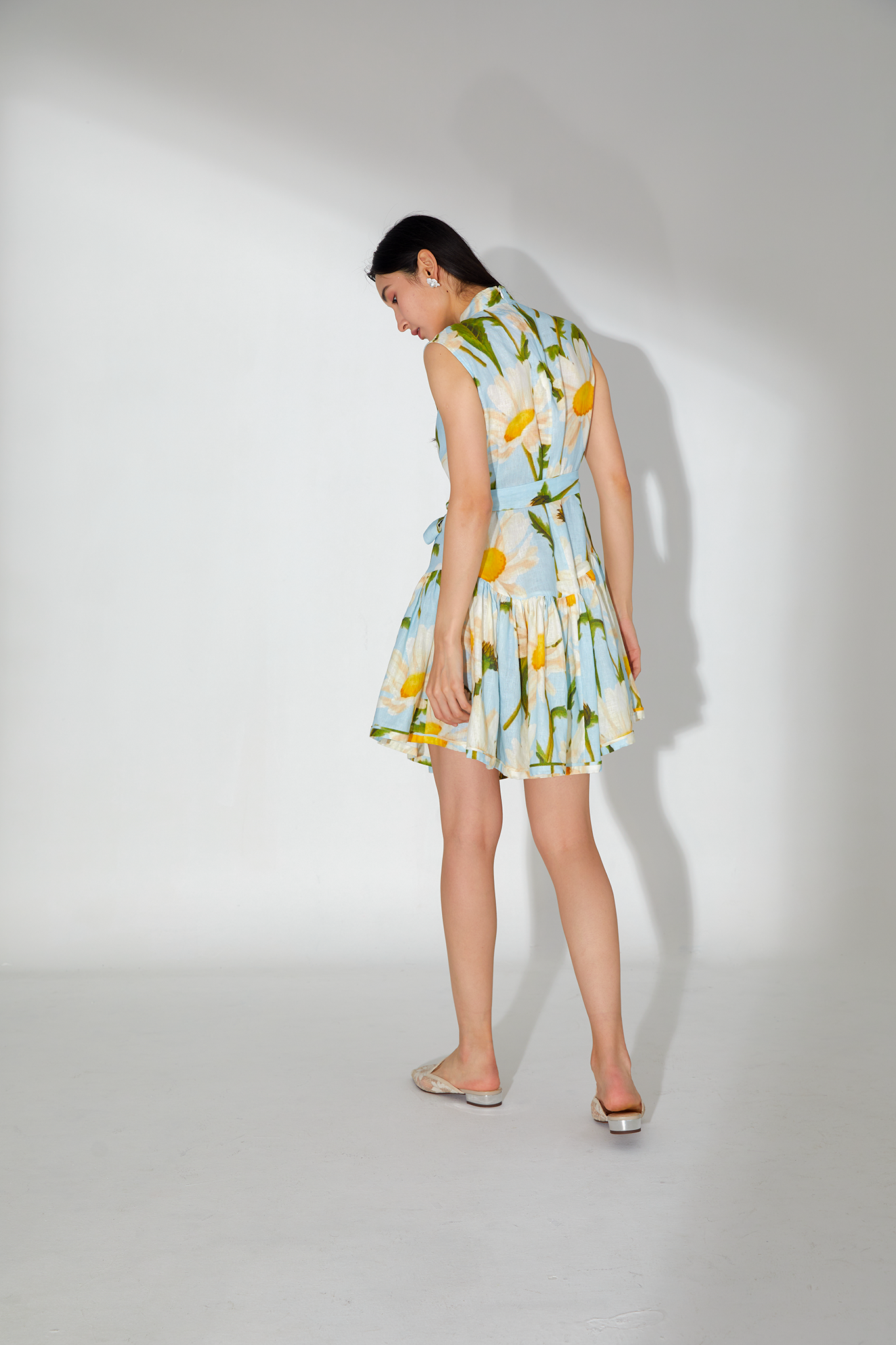 Frida Floral Asymmetrical Hem Dress