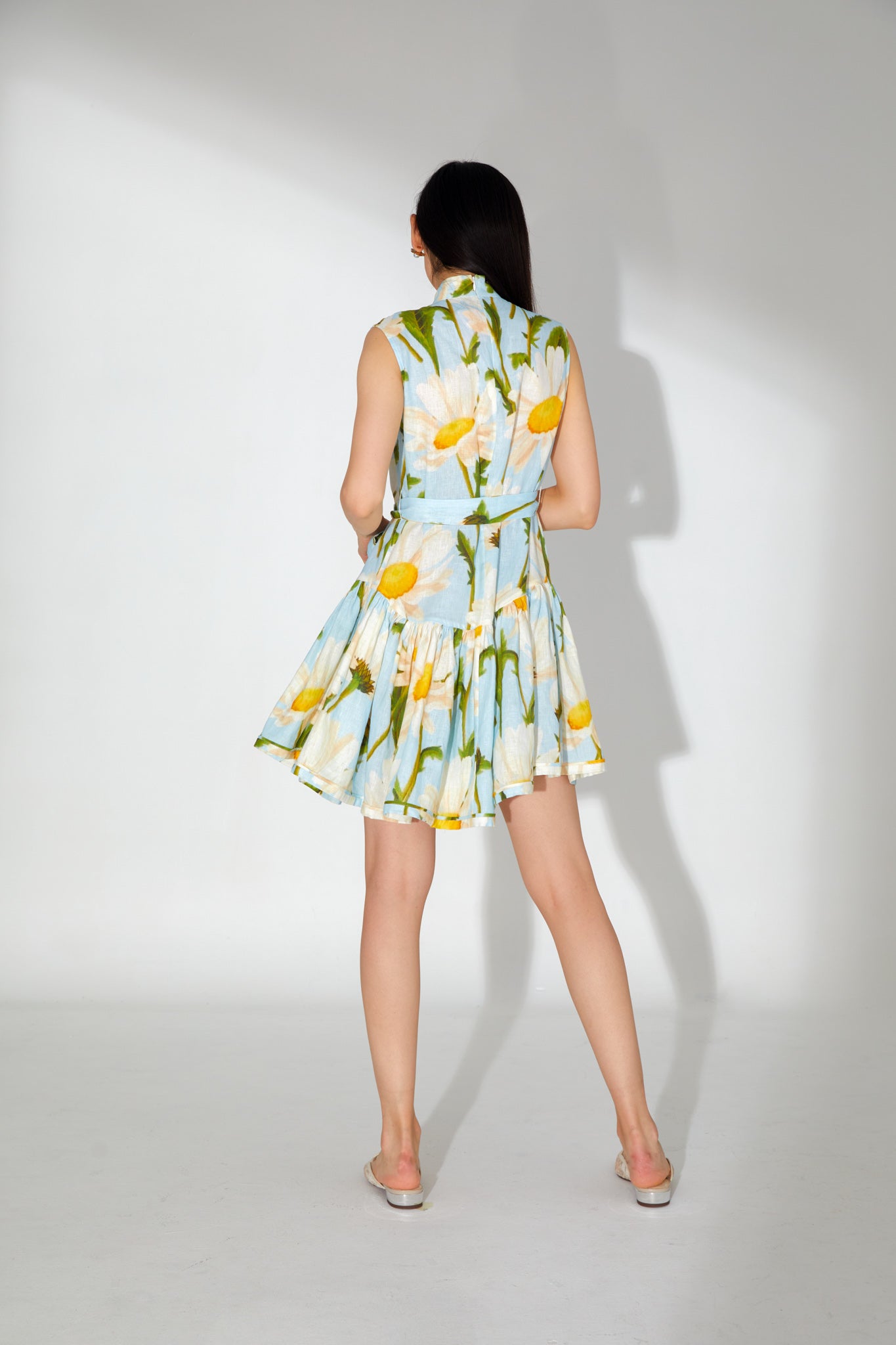 Frida Floral Asymmetrical Hem Dress