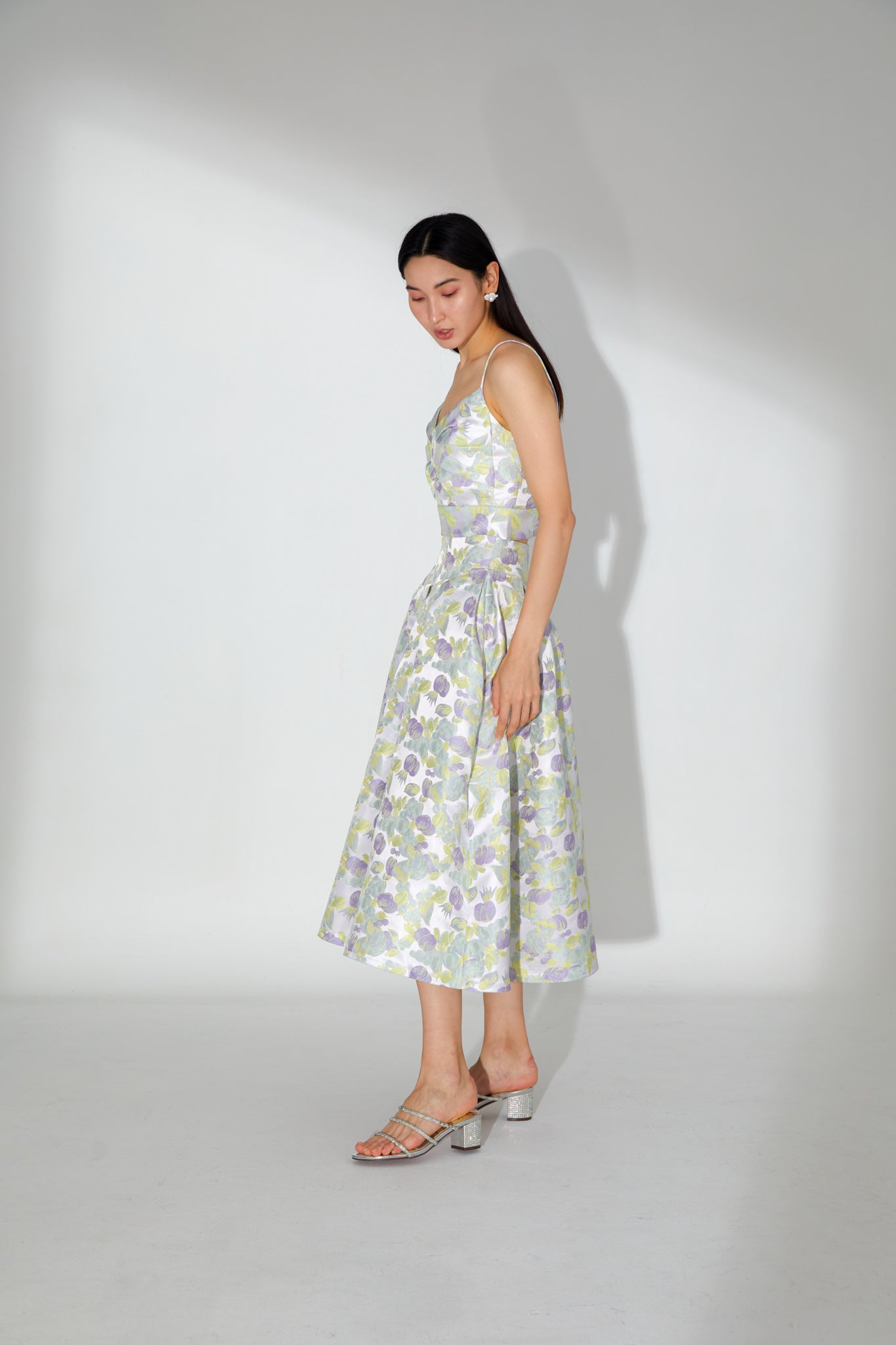 Jade Brocade Strap Top