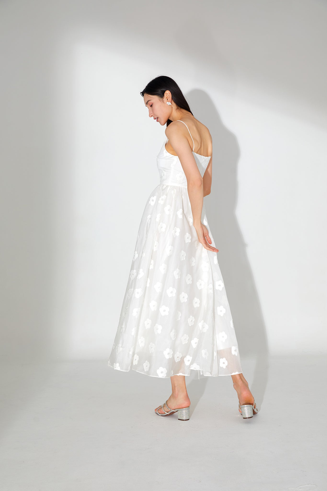 Isabella V-Neck Midi Dress