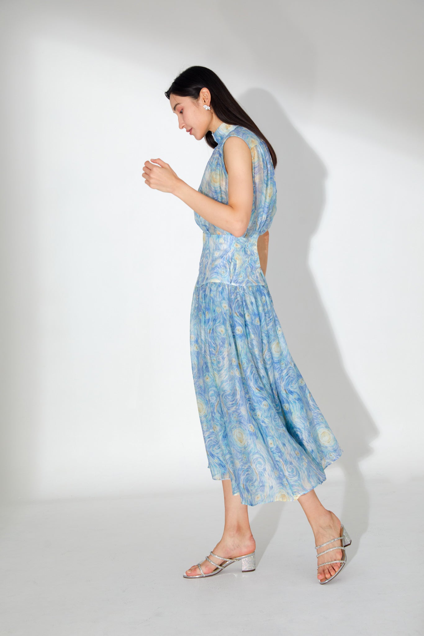 Juliette Chiffon Abstract Printed Top