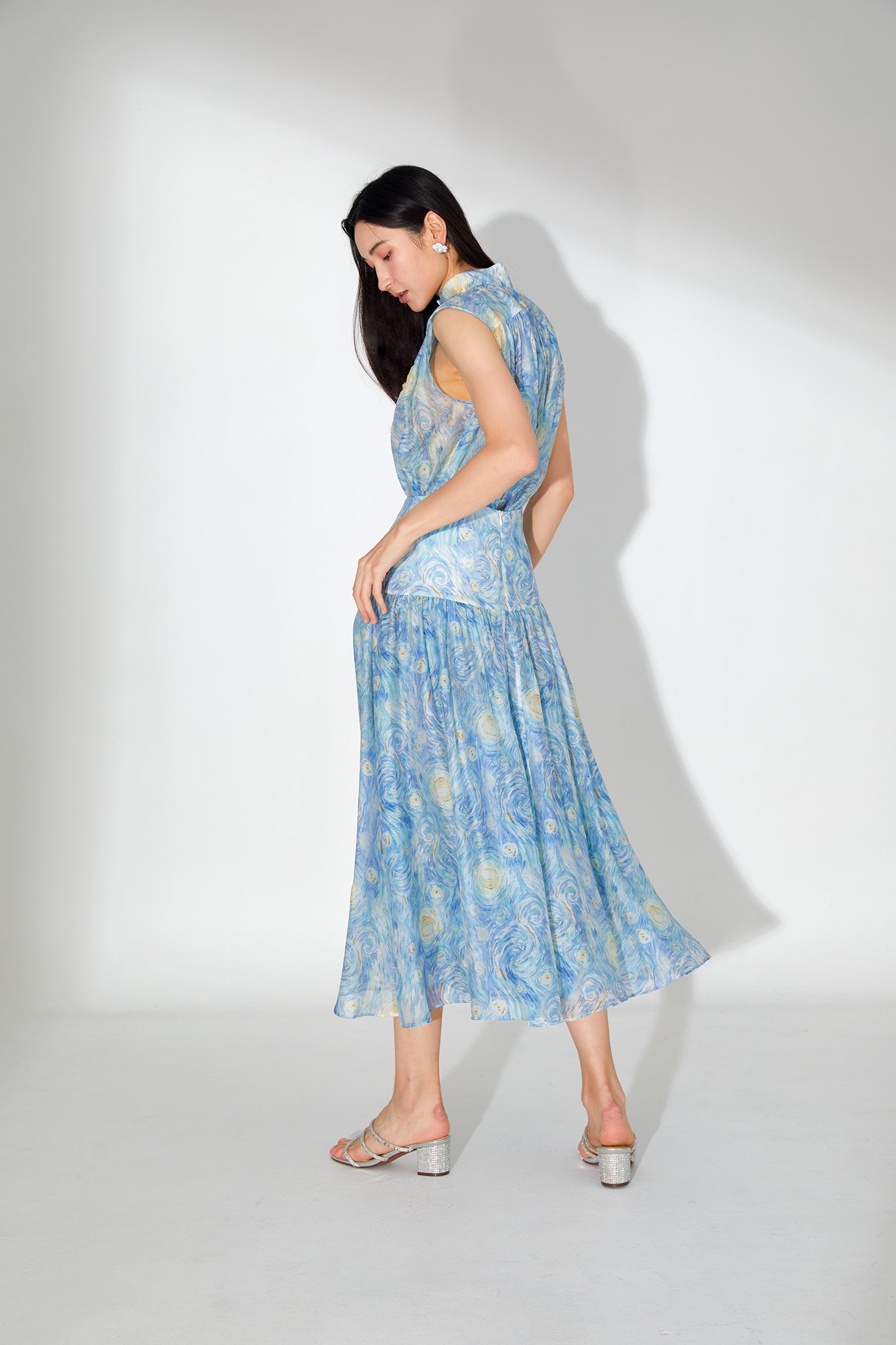 Juliette Chiffon Abstract Printed Top
