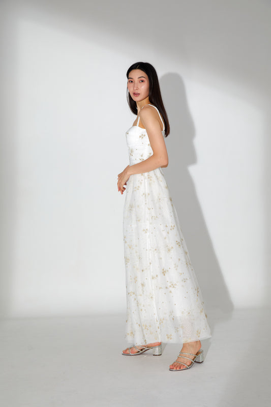 Freya Starry Tulle Maxi Dress