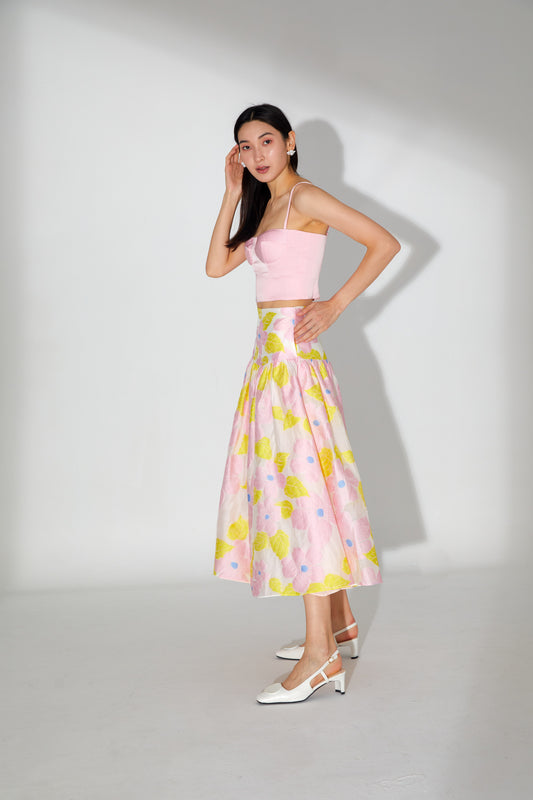 Jennifer Pink Bustier Top