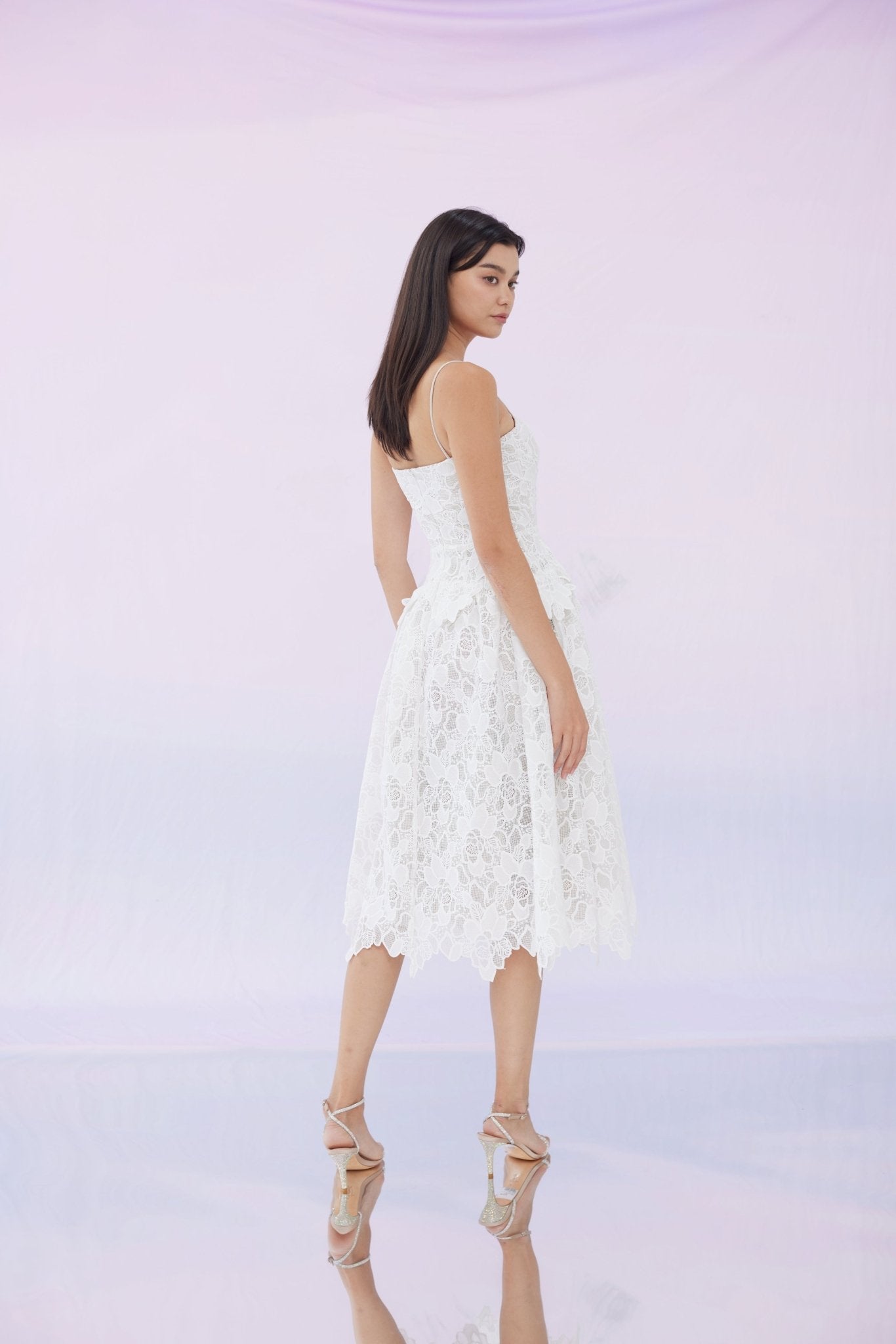 Gabriela White Lace Dress - Nimisski