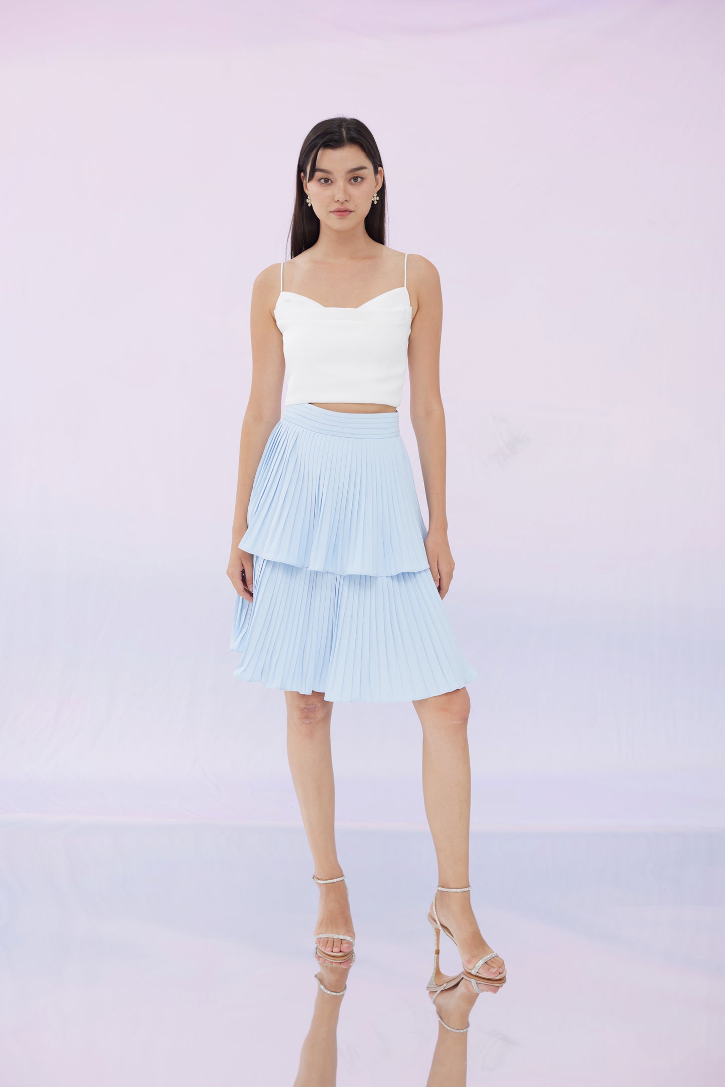 Freada Blue 2 Tier Skirts