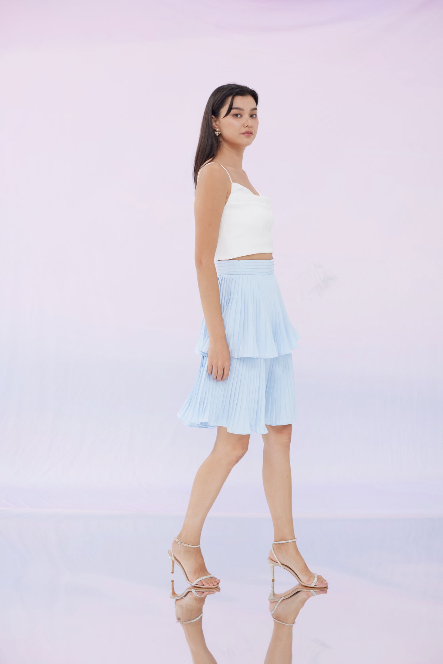 Freada Blue 2 Tier Skirts