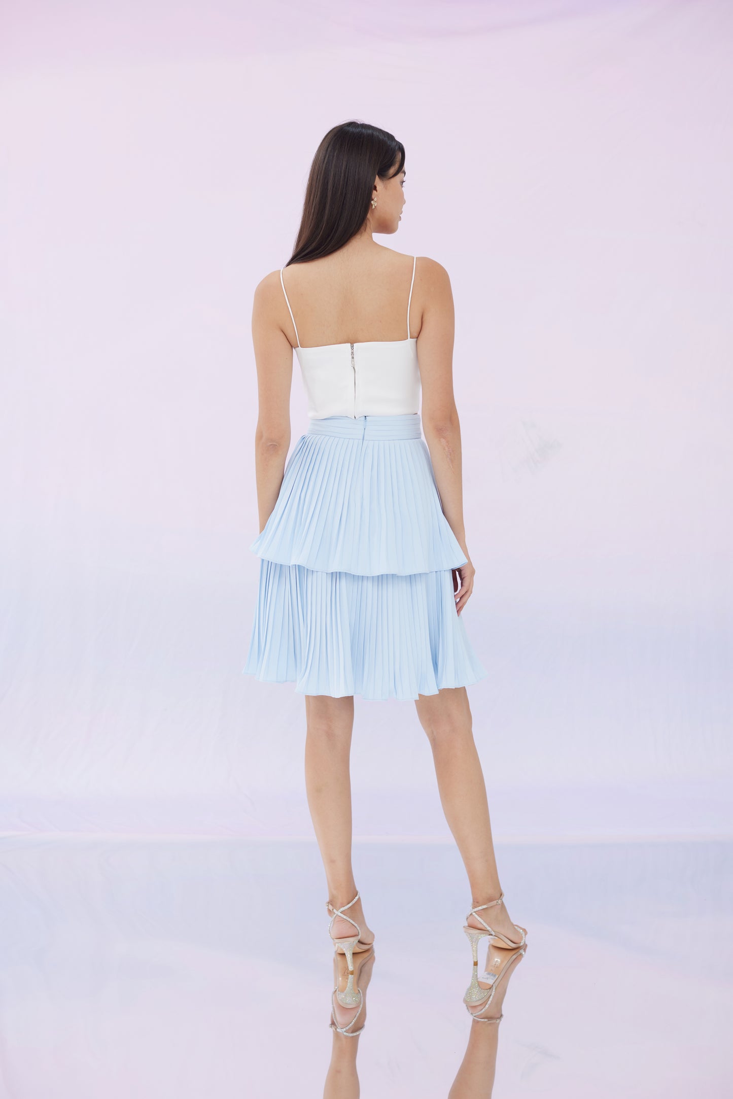 Freada Blue 2 Tier Skirts