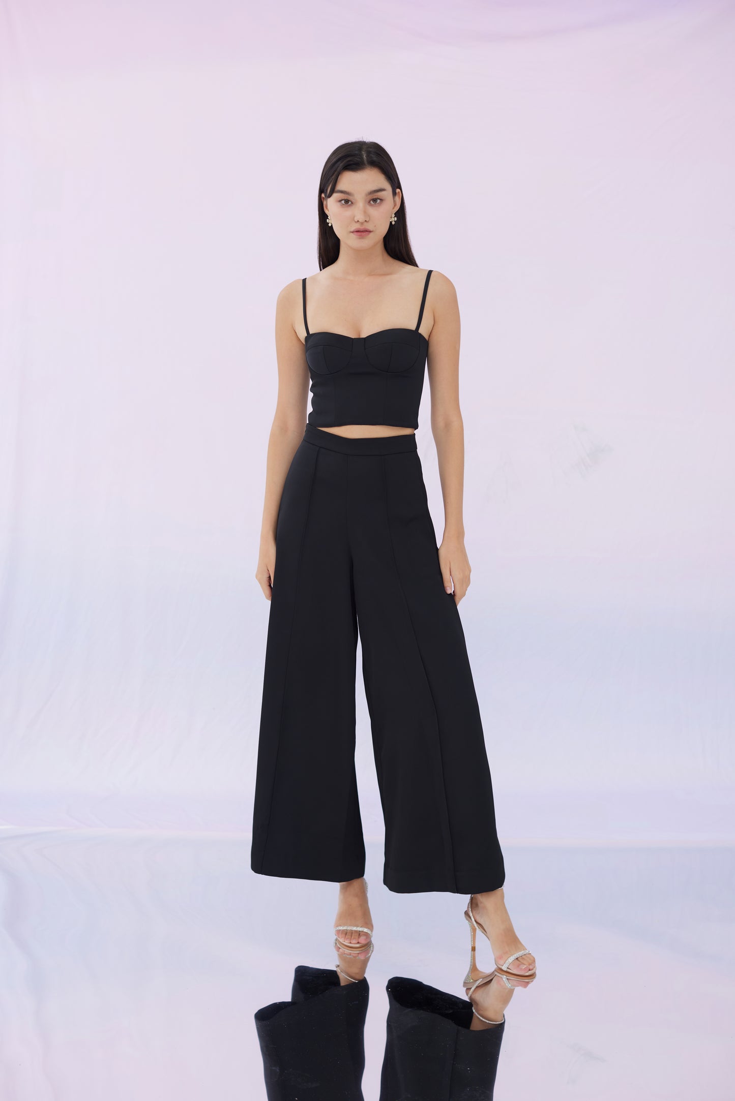 Jennifer Black Bustier Top