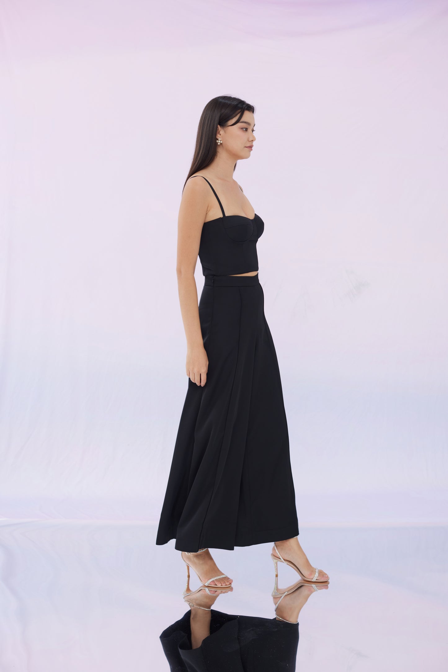 Jennifer Black Bustier Top
