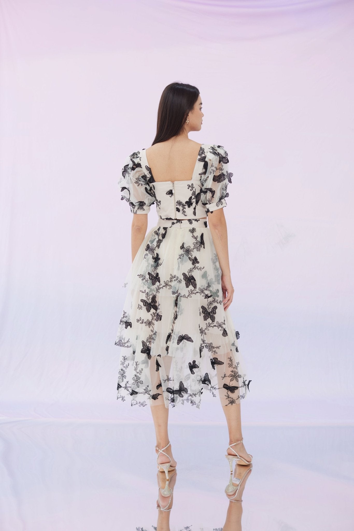 Finnley Black Butterfly Skirt - Nimisski
